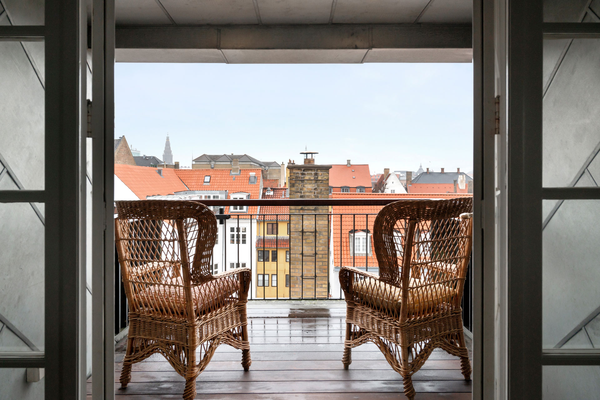 balcon duplex Copenhague décoration vintage scandinave balcon duplex Copenhague décoration vintage scandinave