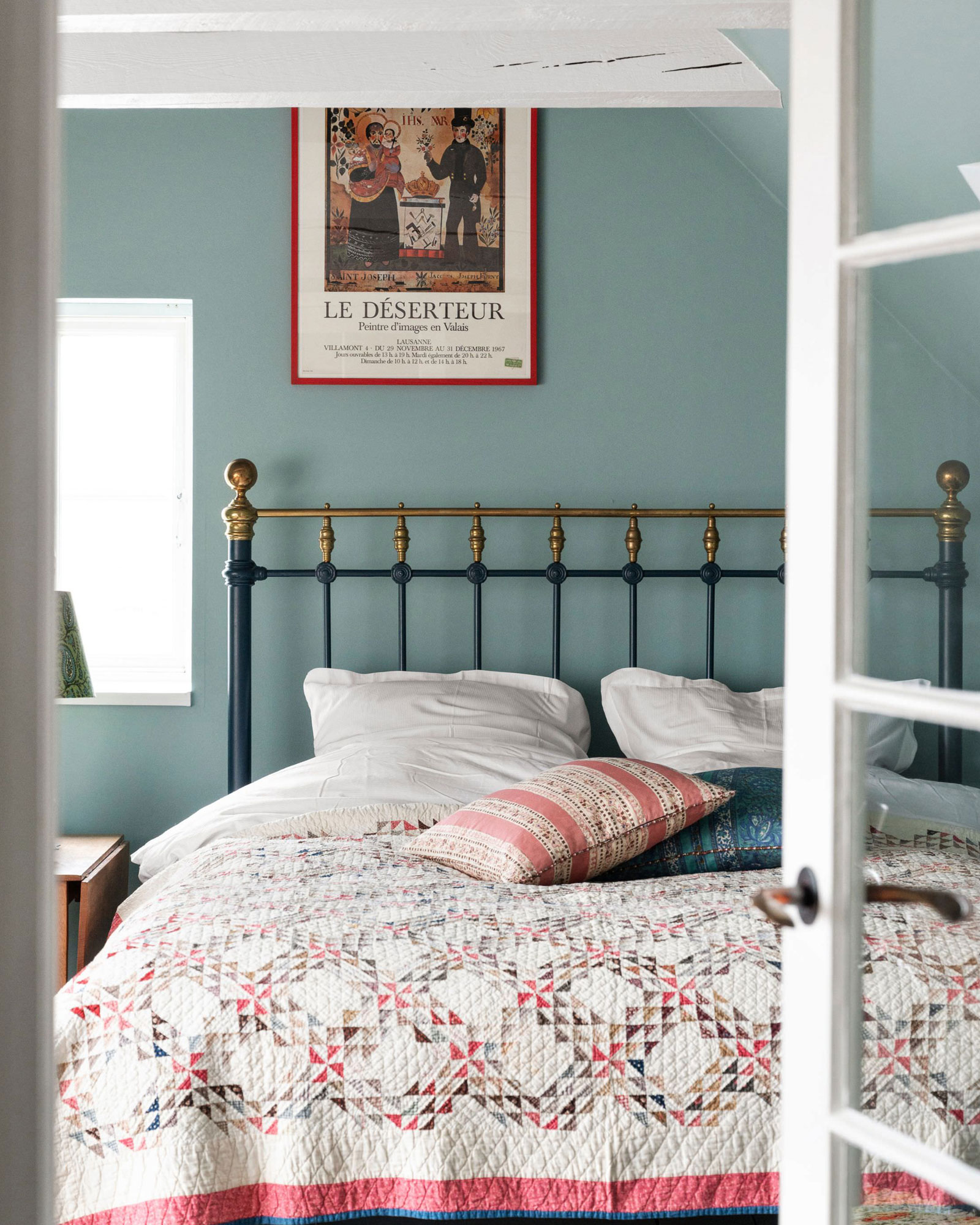 chambre duplex Copenhague décoration vintage scandinave chambre duplex Copenhague décoration vintage scandinave