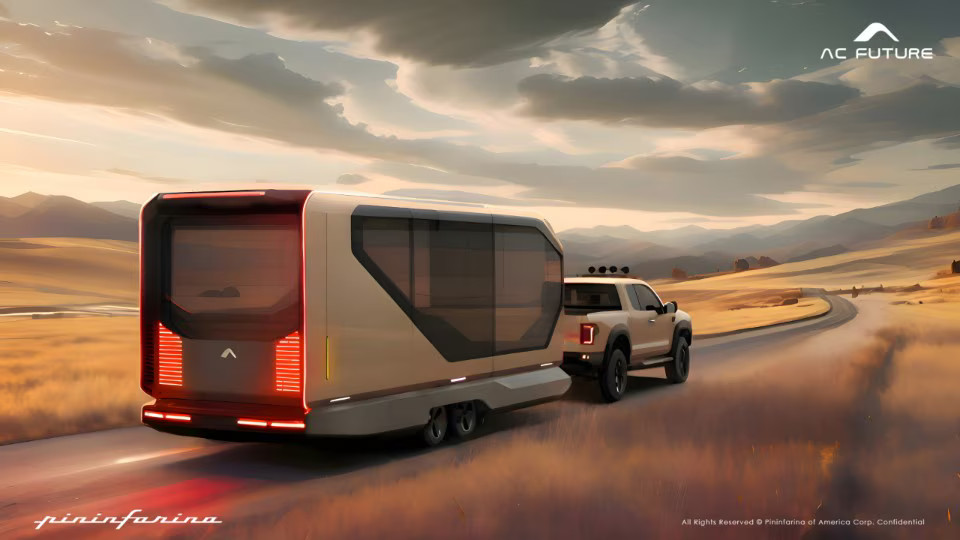 mini maison mobile par AC Future et Pininfarina mini maison mobile par AC Future et Pininfarina