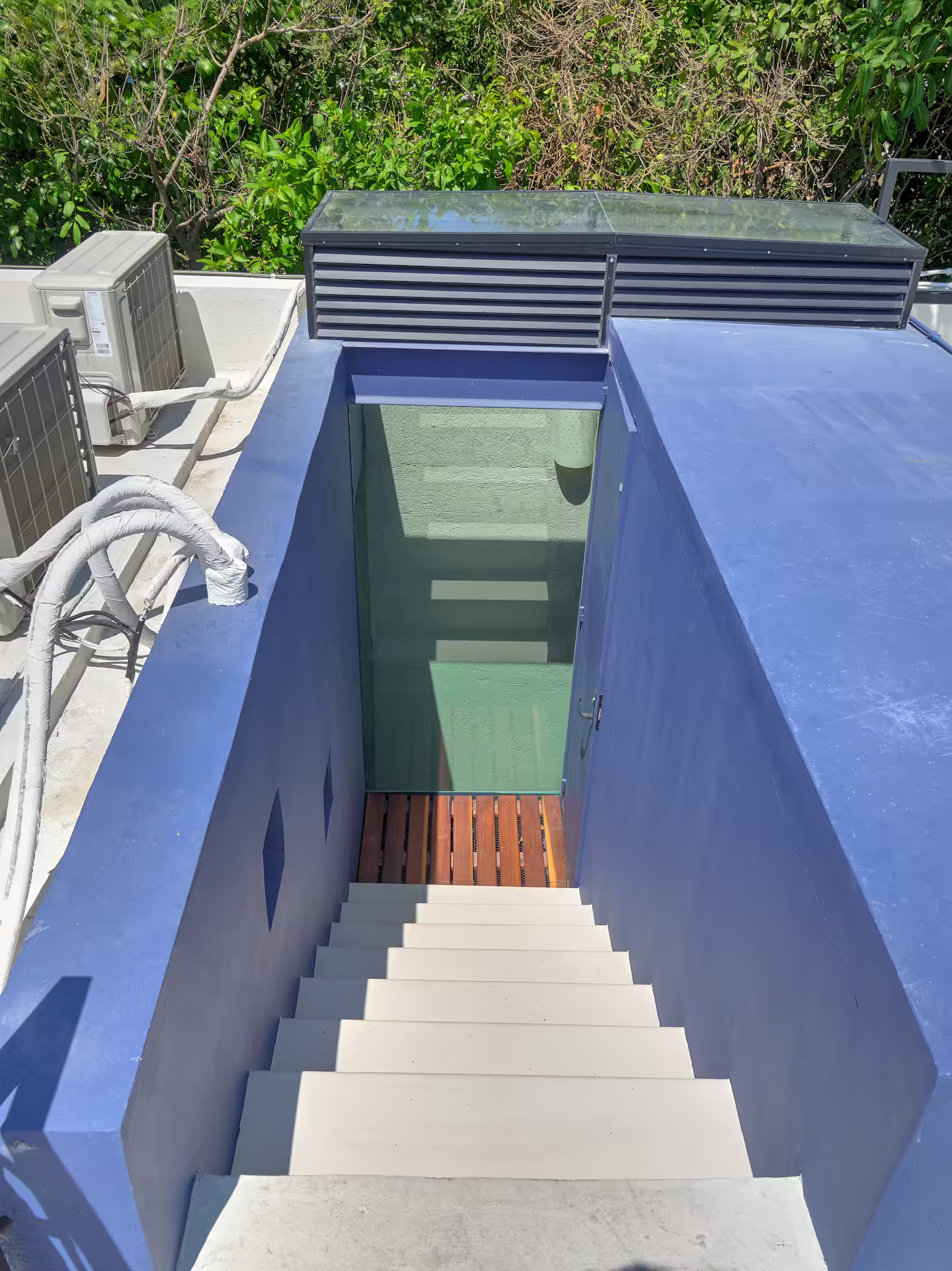 escalier terrasse sur le toit maison Mexique Casa El Nido Santa Lucia escalier terrasse sur le toit maison Mexique Casa El Nido Santa Lucia