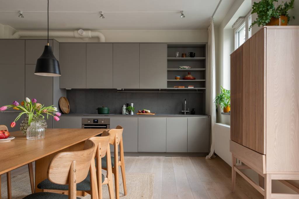 salle à manger et cuisine ouverte appartement 107m2 salle à manger et cuisine ouverte appartement 107m2