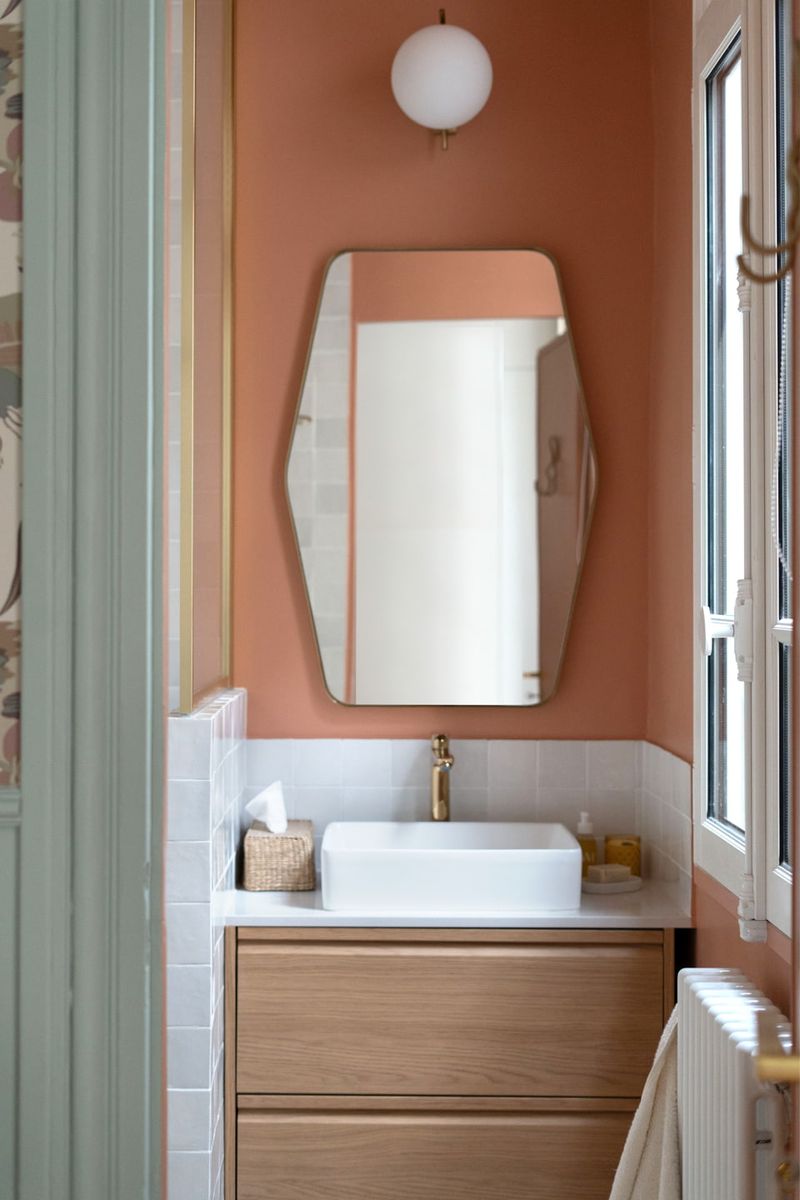 salle de bain appartement haussmannien Paris rénové salle de bain appartement haussmannien Paris rénové