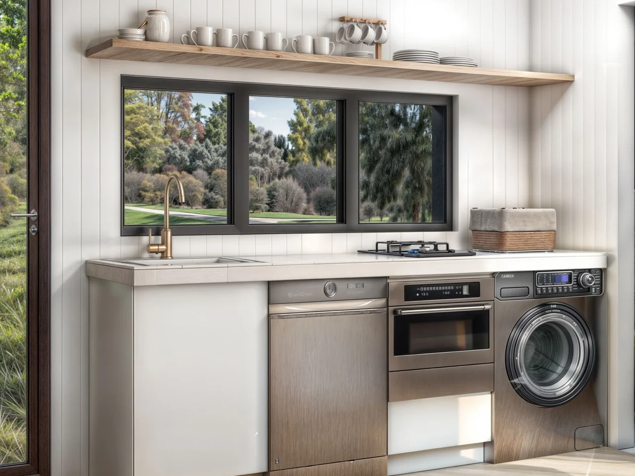 cuisine tiny house 16m2 Havenn Vesta