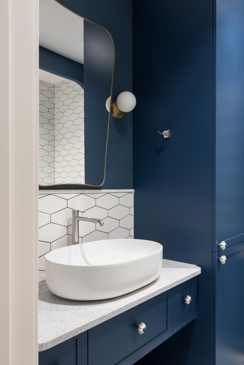 salle de bain décoration contemporaine bleue salle de bain décoration contemporaine bleue