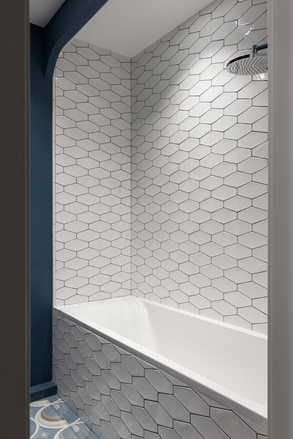 salle de bain décoration contemporaine bleue salle de bain décoration contemporaine bleue