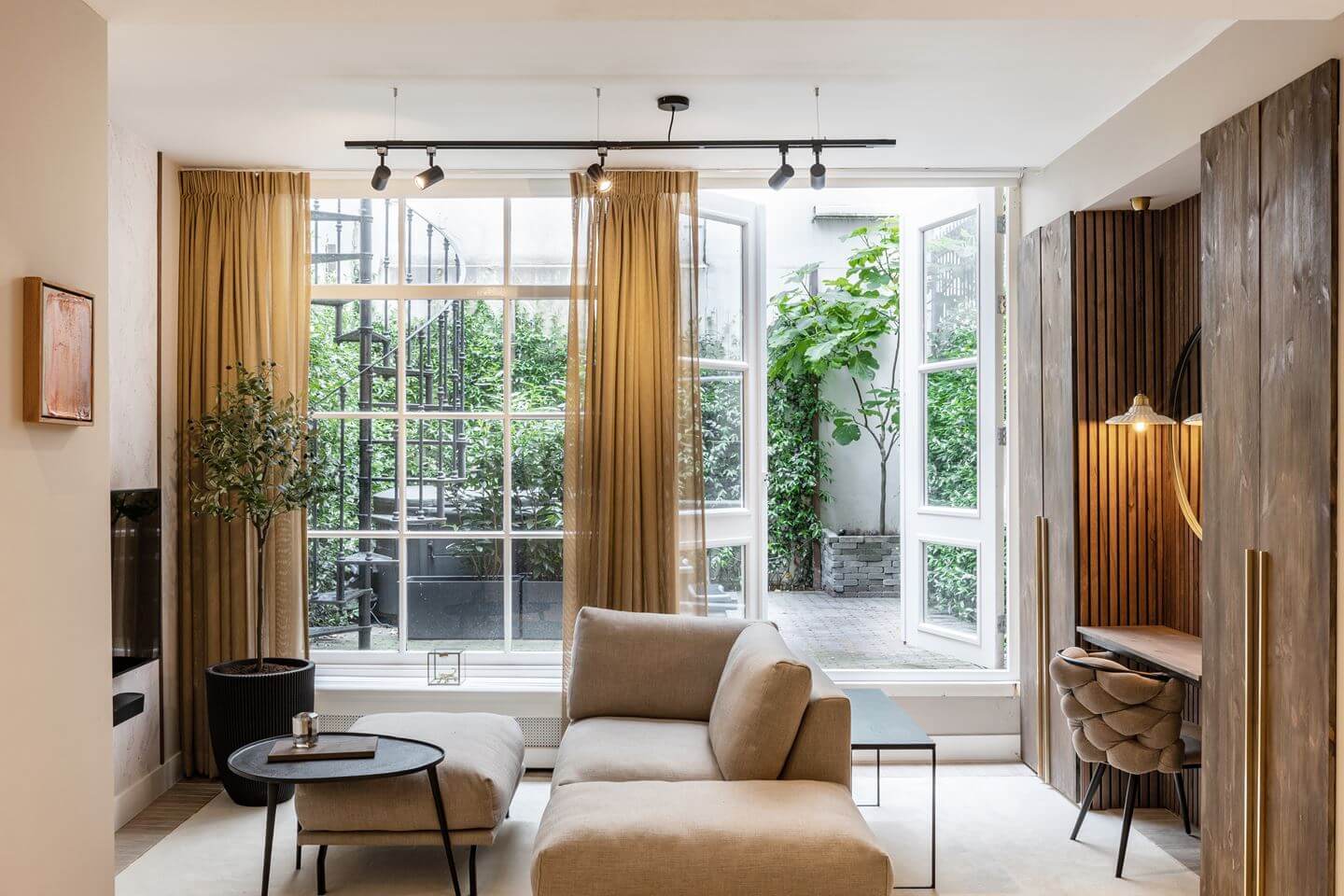 chambre avec salon sur jardin décoration contemporaine chambre avec salon sur jardin décoration contemporaine