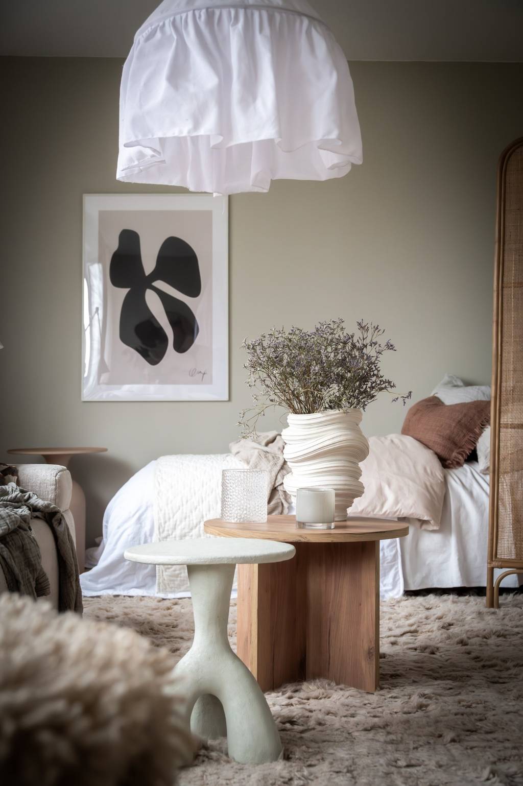 zone chambre studio 35m2 décoration scandinave en tons naturels zone chambre studio 35m2 décoration scandinave en tons naturels