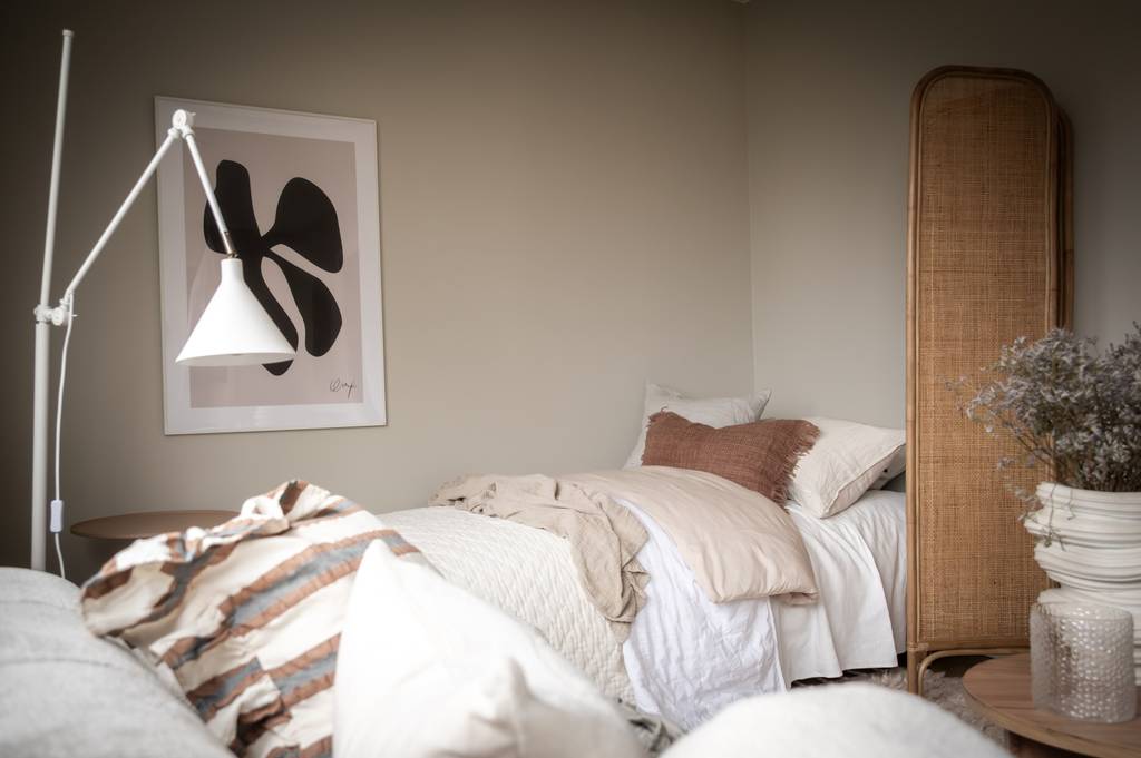 zone chambre studio 35m2 décoration scandinave en tons naturels zone chambre studio 35m2 décoration scandinave en tons naturels