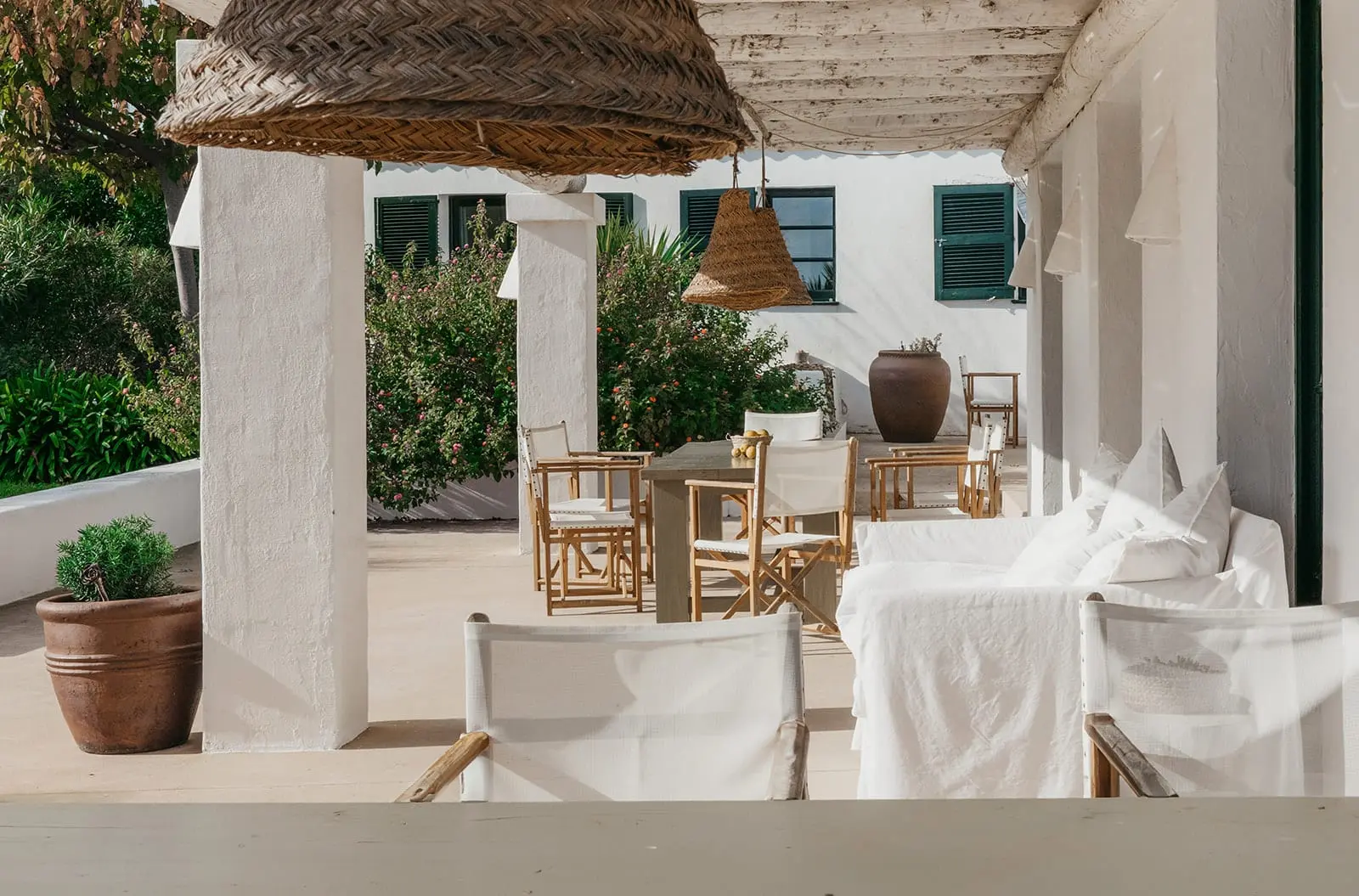 terrasse avec pergola maison Minorque terrasse avec pergola maison Minorque