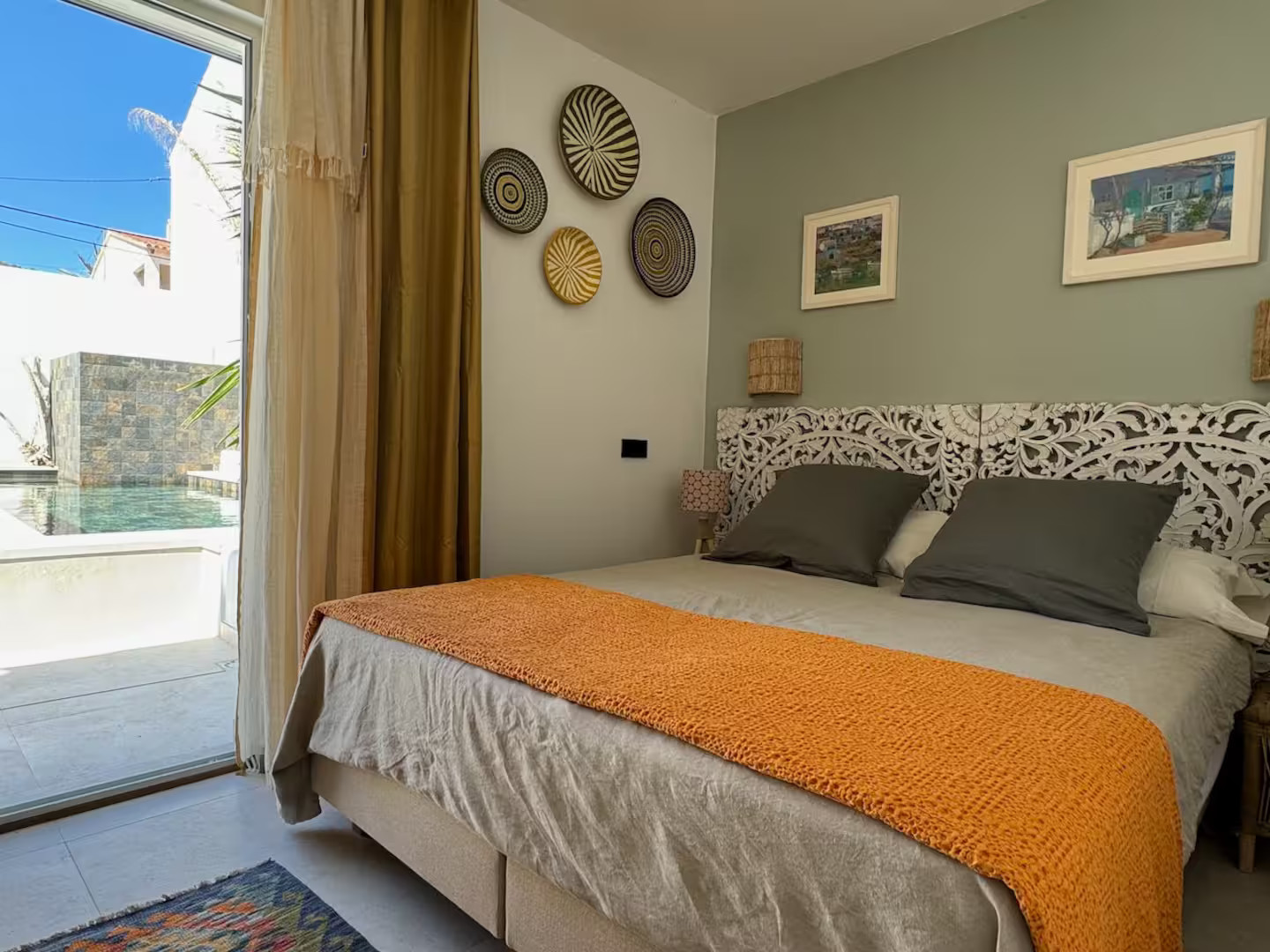 chambre mur vert maison de plage chambre mur vert maison de plage