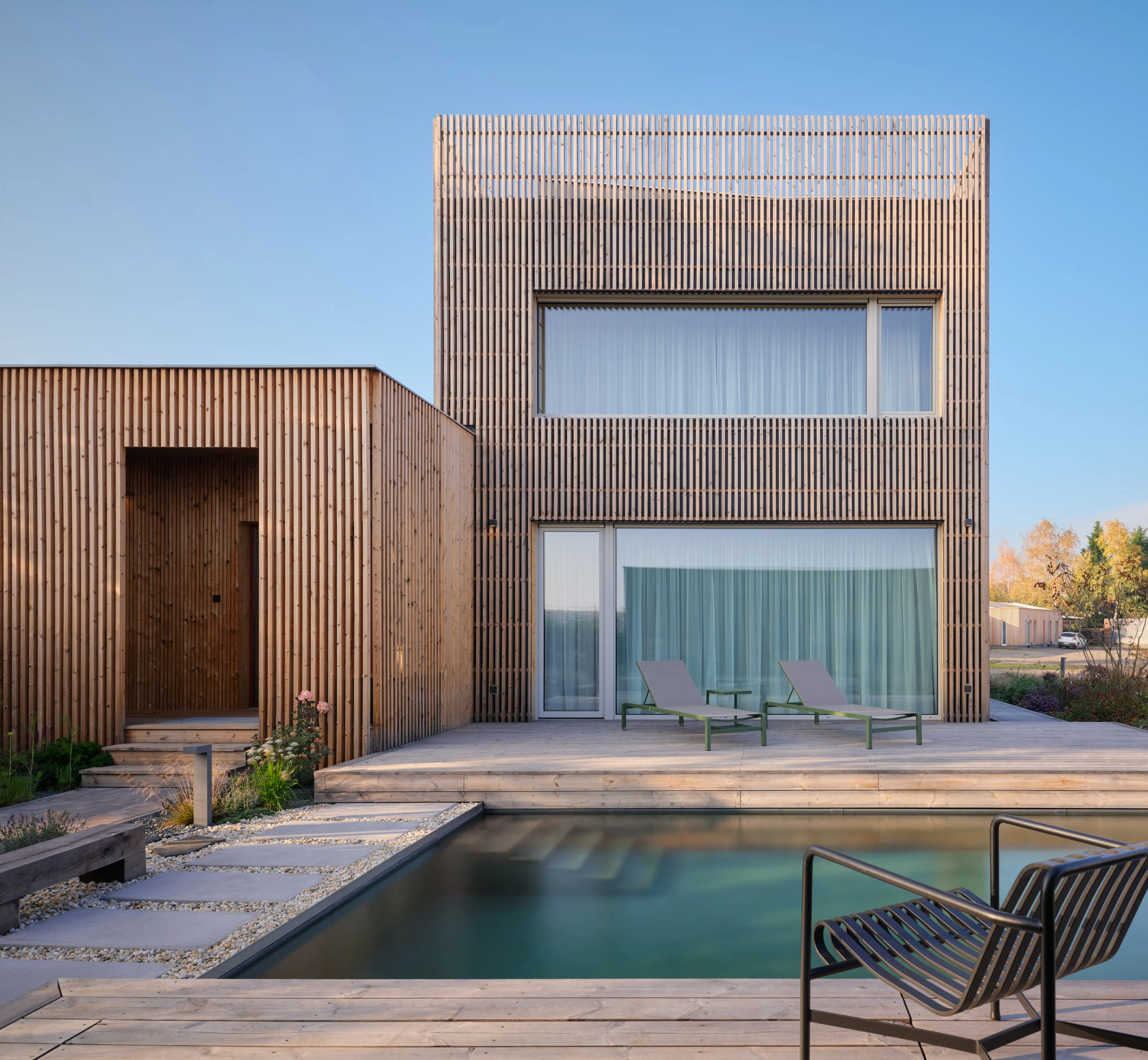 maison modulaire en bois avec piscine maison modulaire en bois avec piscine
