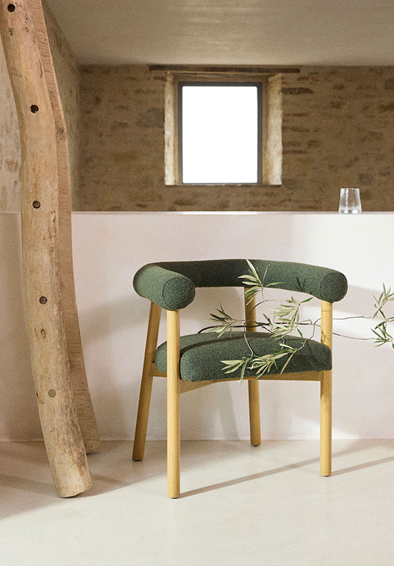 fauteuil vert maisons du monde nouvelle collection 2025 Fira printemps/été