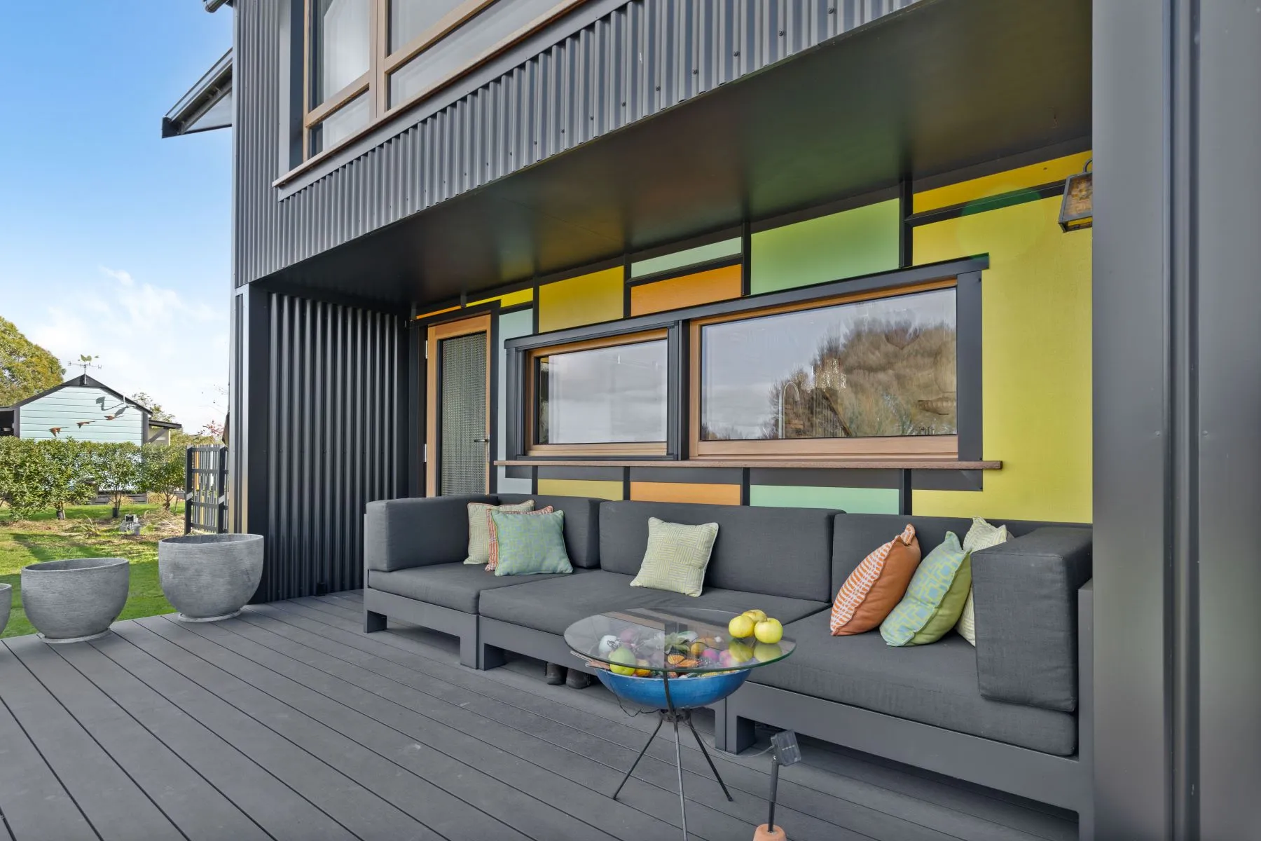 terrasse maison passive