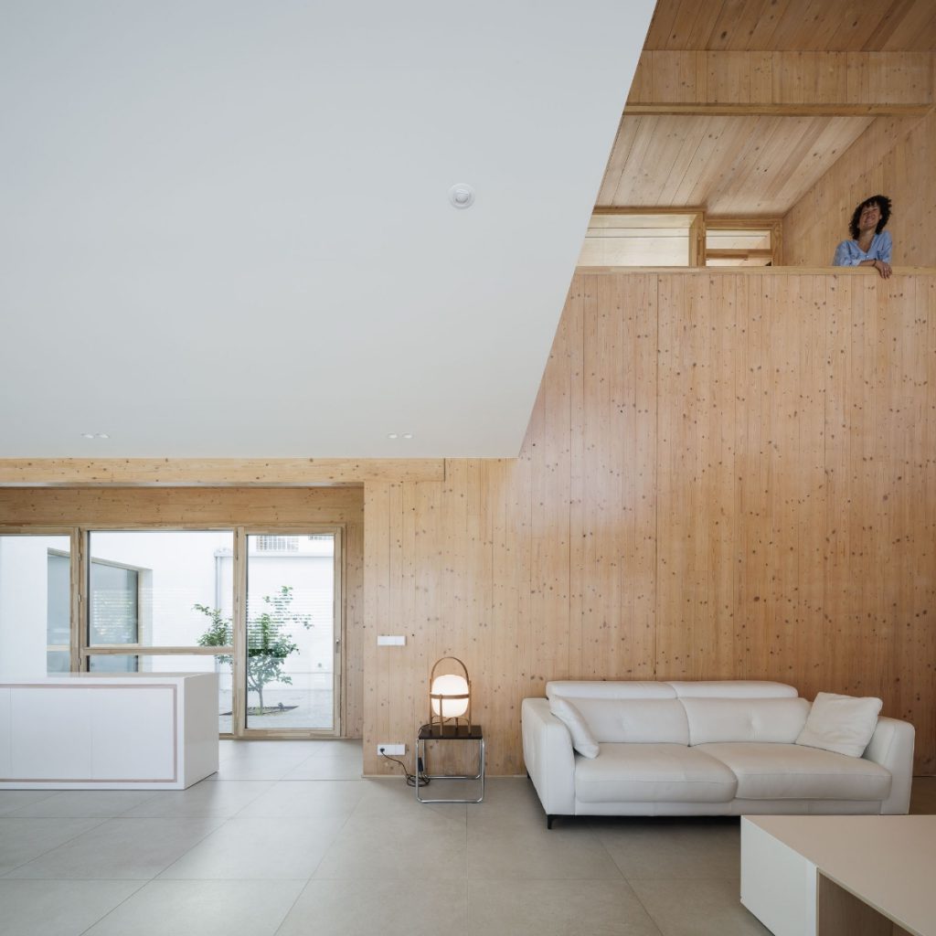 salon décoration design maison Passivhaus Espagne