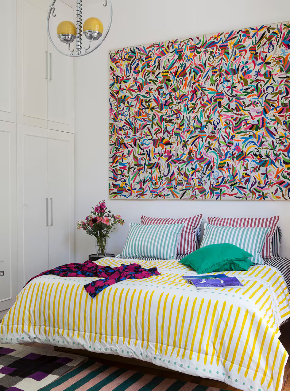 chambre décoration colorée