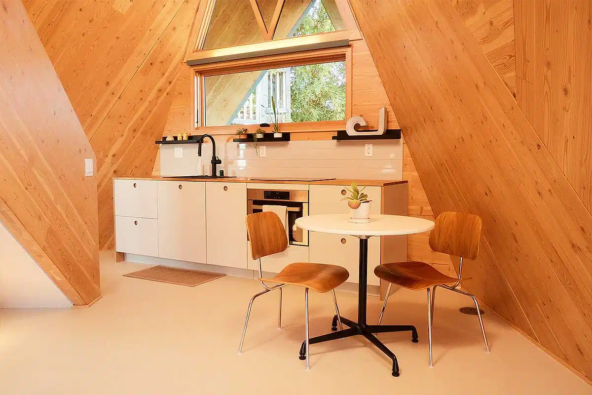 intérieur petite maison 50m2 Tetra-One Polyhaus