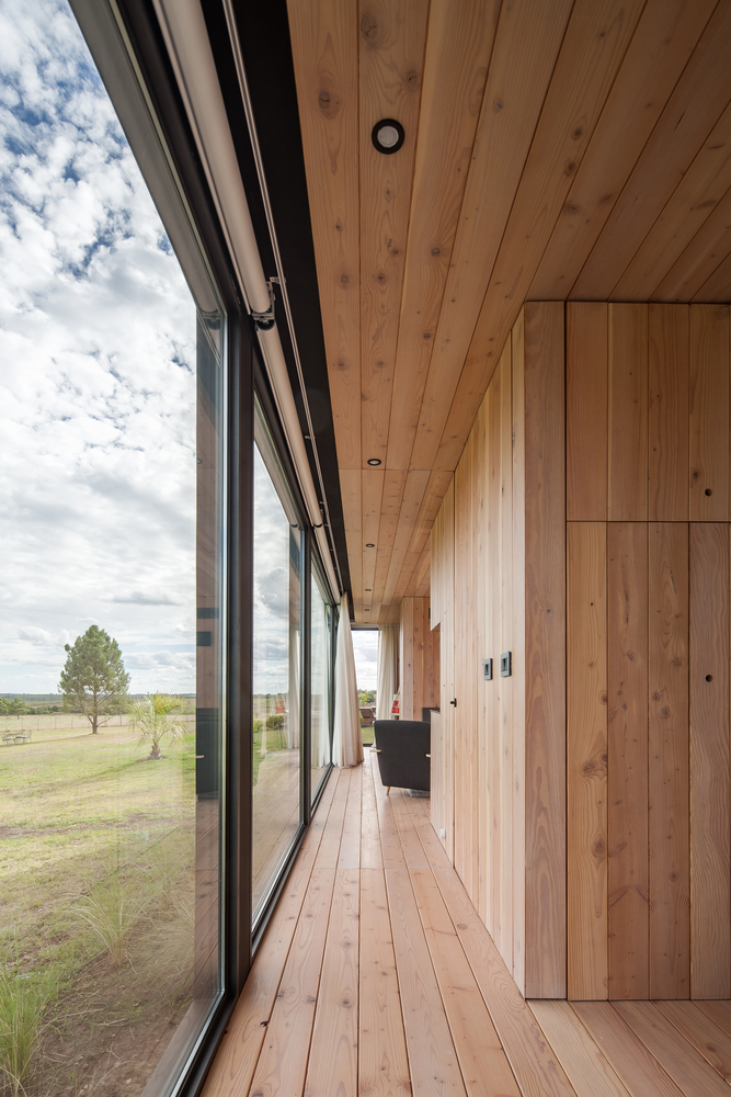 couloir maison en bois 48m2 préfabriquée et modulaire REPII couloir maison en bois 48m2 préfabriquée et modulaire REPII