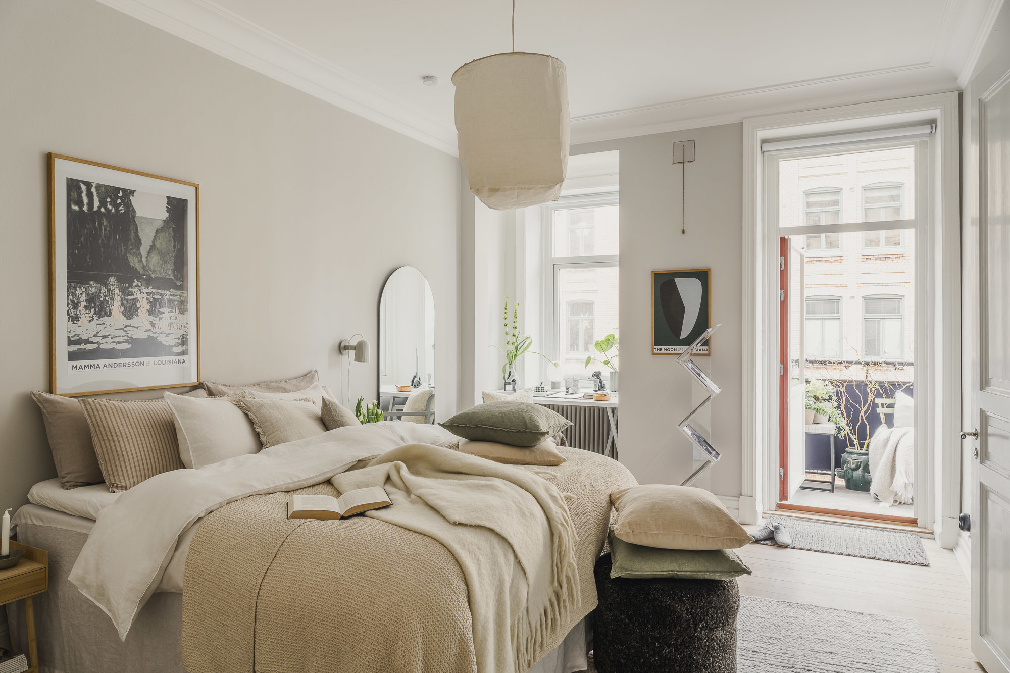 chambre couleurs naturelles appartement 72m2 décoration scandinave chambre couleurs naturelles appartement 72m2 décoration scandinave