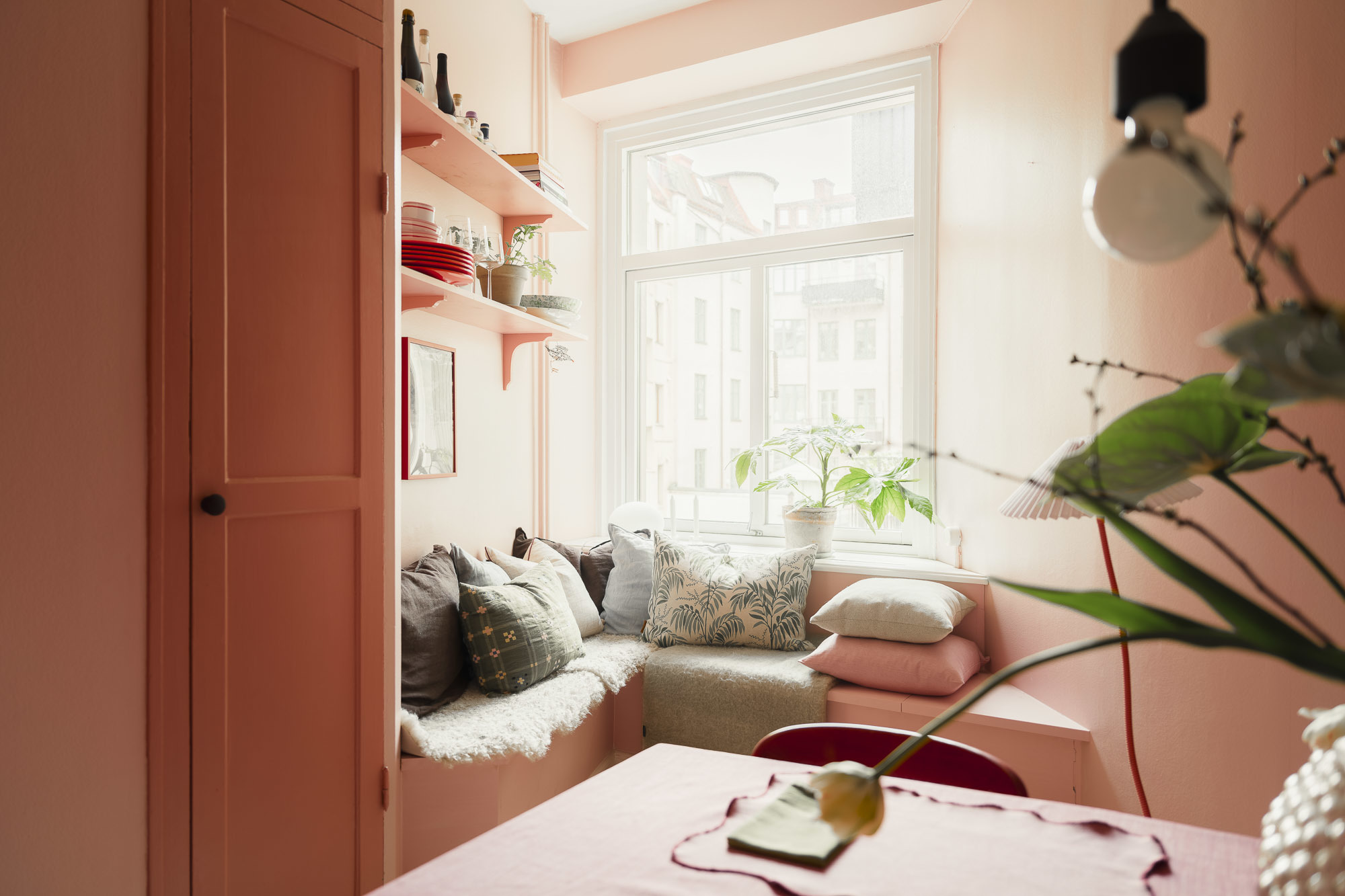 cuisine rose appartement 72m2 décoration scandinave cuisine rose appartement 72m2 décoration scandinave