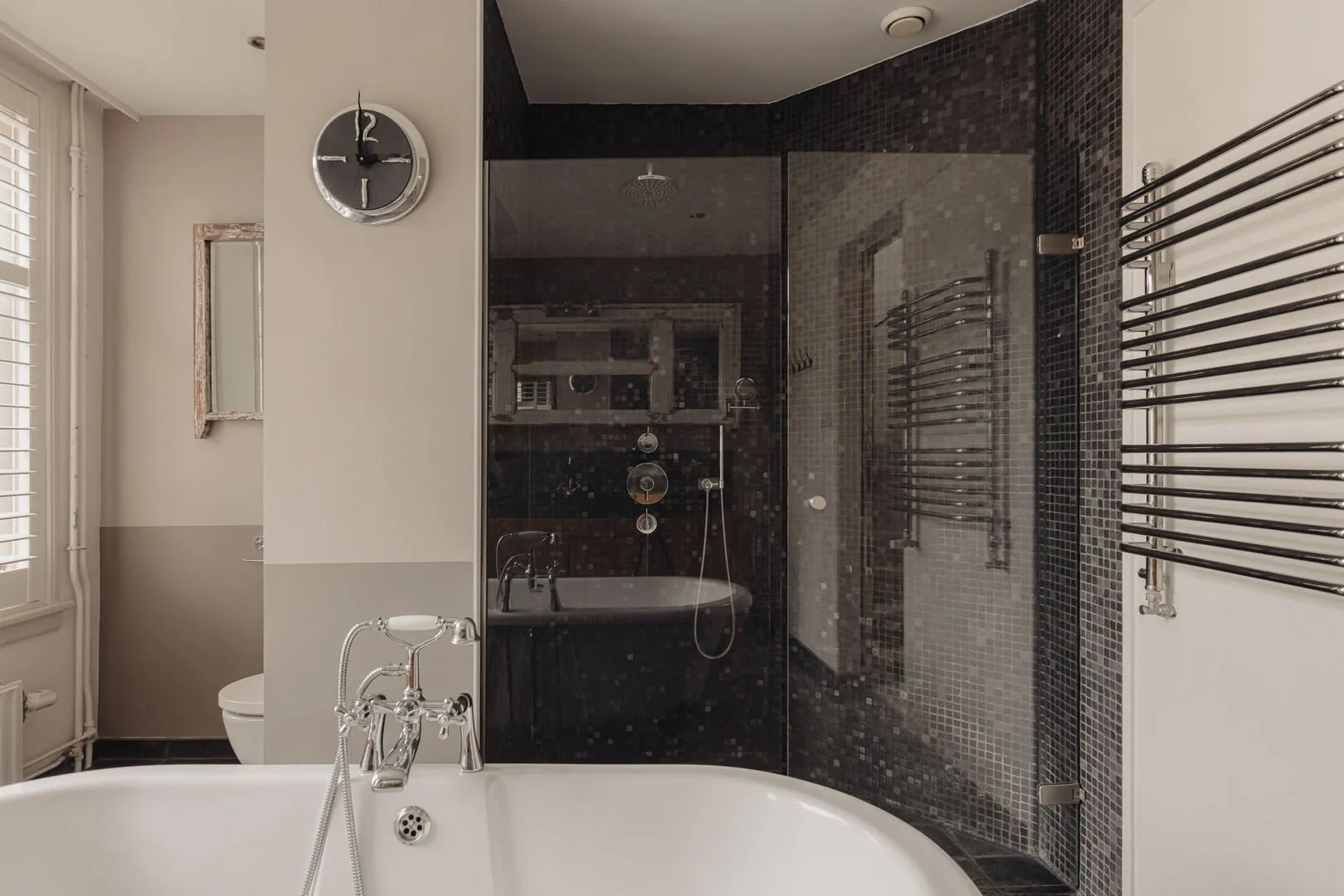 salle de bain avec baignoir îlot maison de ville Amsterdam salle de bain avec baignoir îlot maison de ville Amsterdam