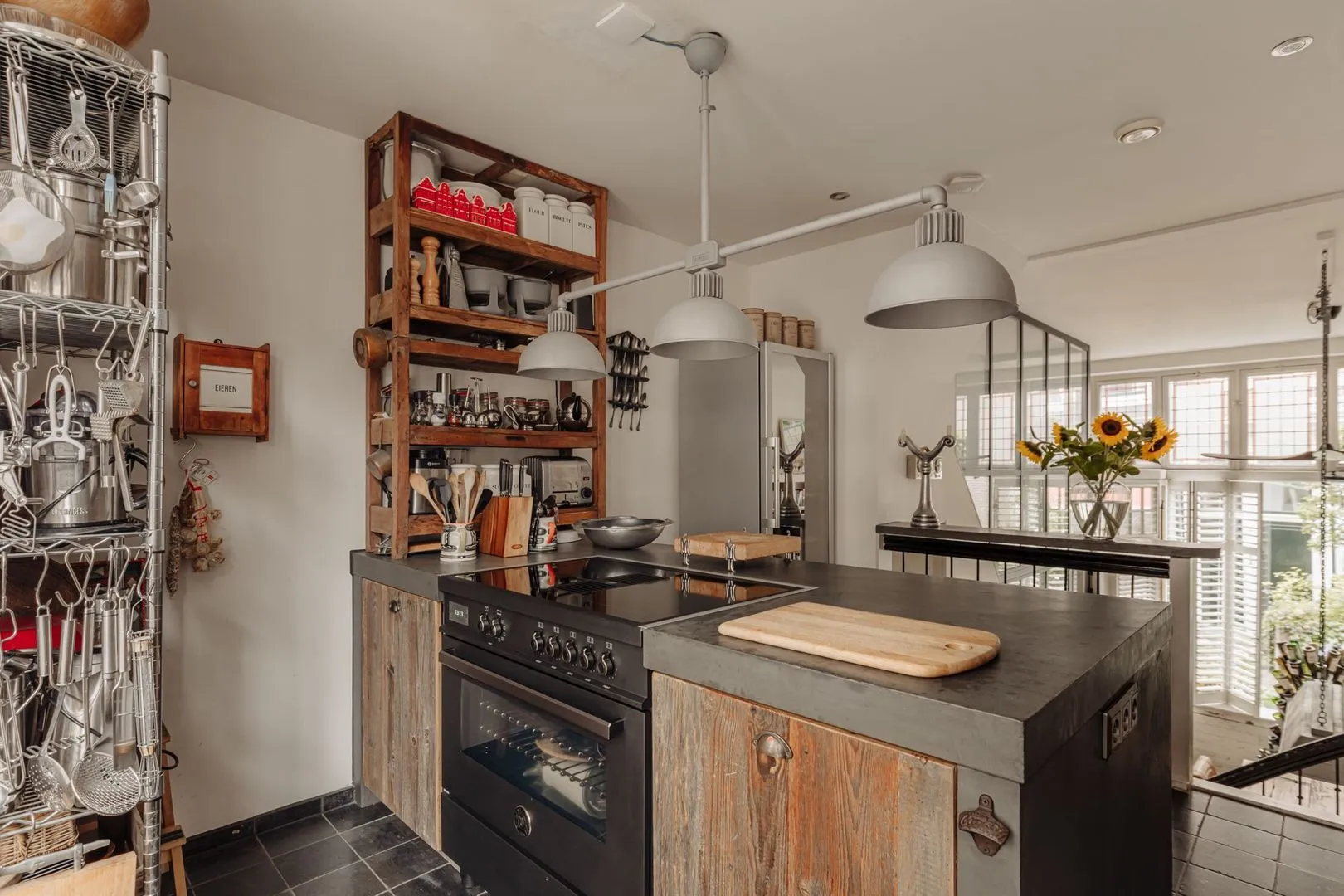 cuisine rustique chic et vintage maison de ville Amsterdam cuisine rustique chic et vintage maison de ville Amsterdam