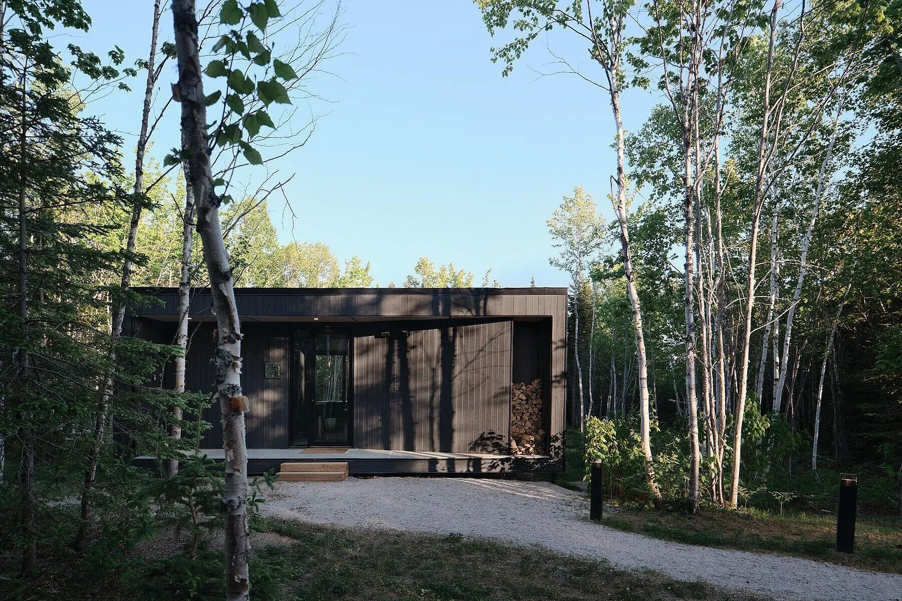 maison contemporaine bois noir maison contemporaine bois noir
