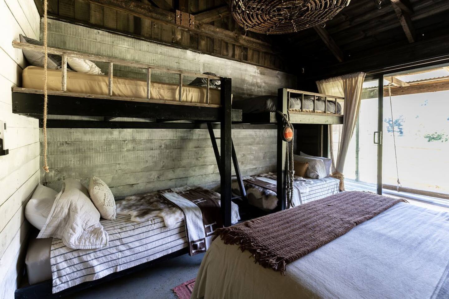 chambre familiale maison rustique chic Hillview Stables Australie