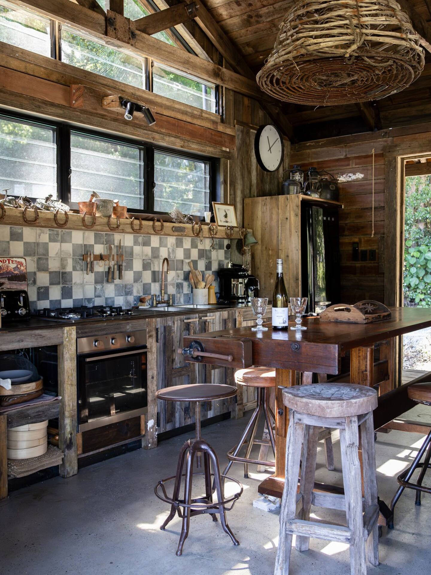 cuisine maison rustique chic Hillview Stables Australie