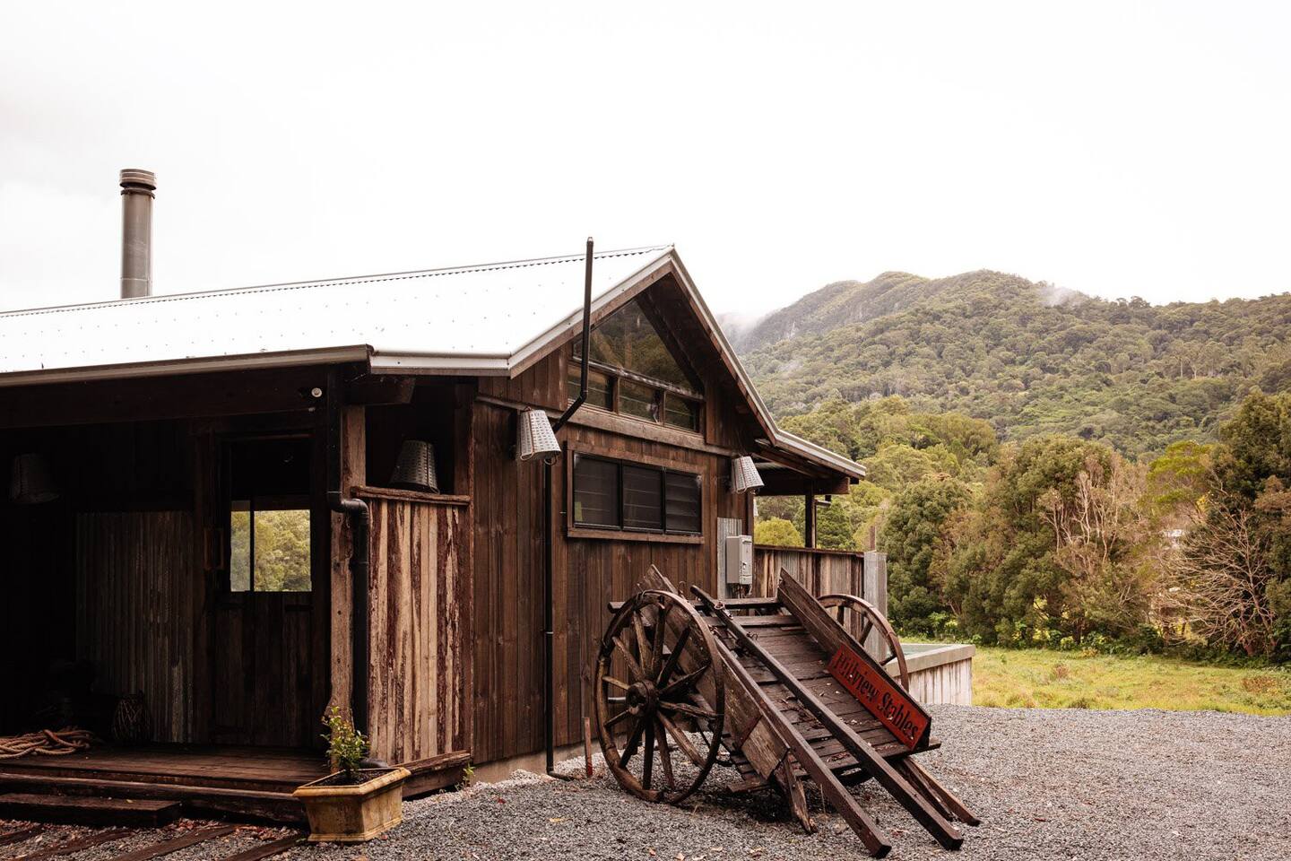 maison rustique chic Hillview Stables Australie