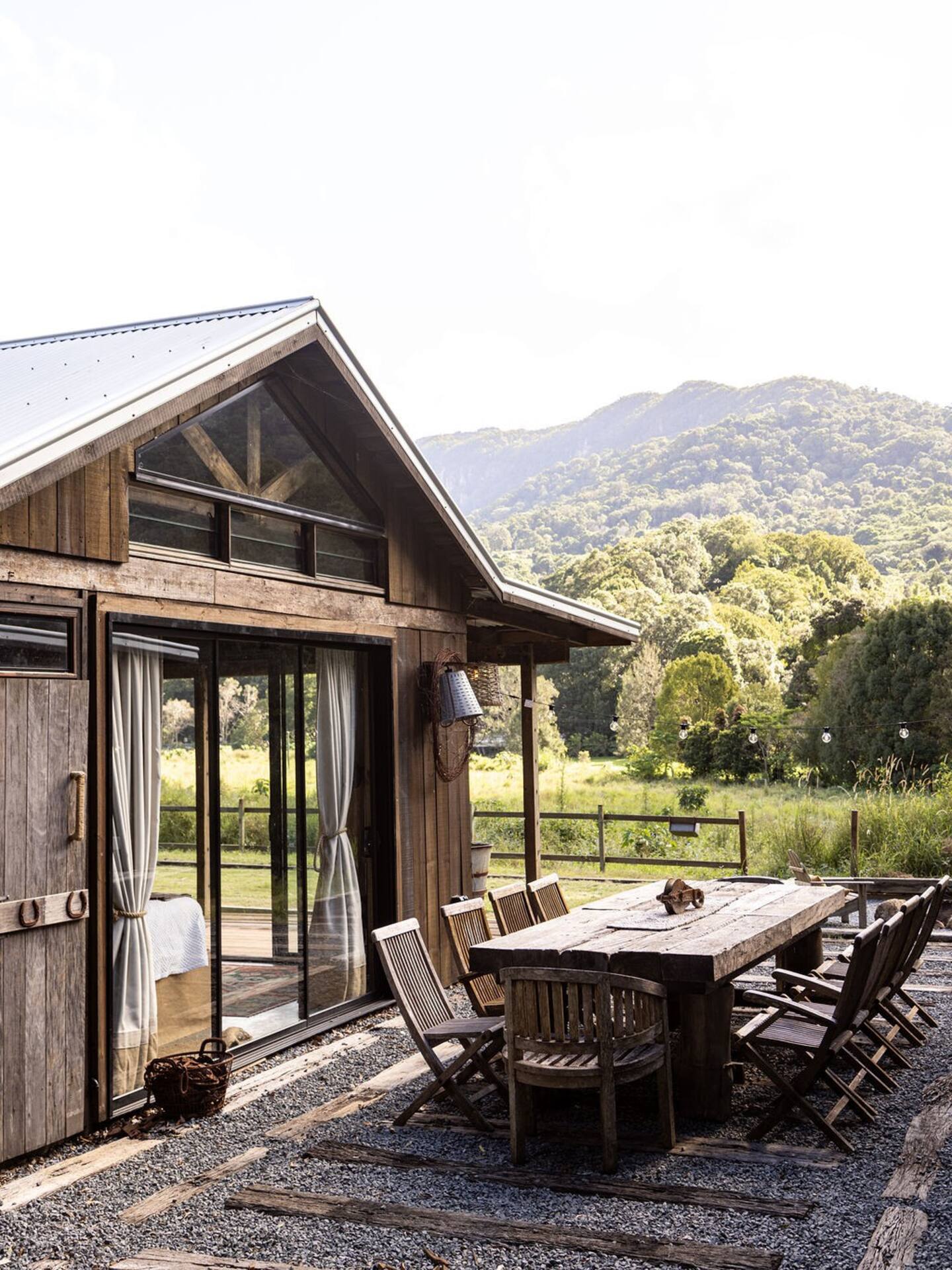 maison rustique chic Hillview Stables Australie