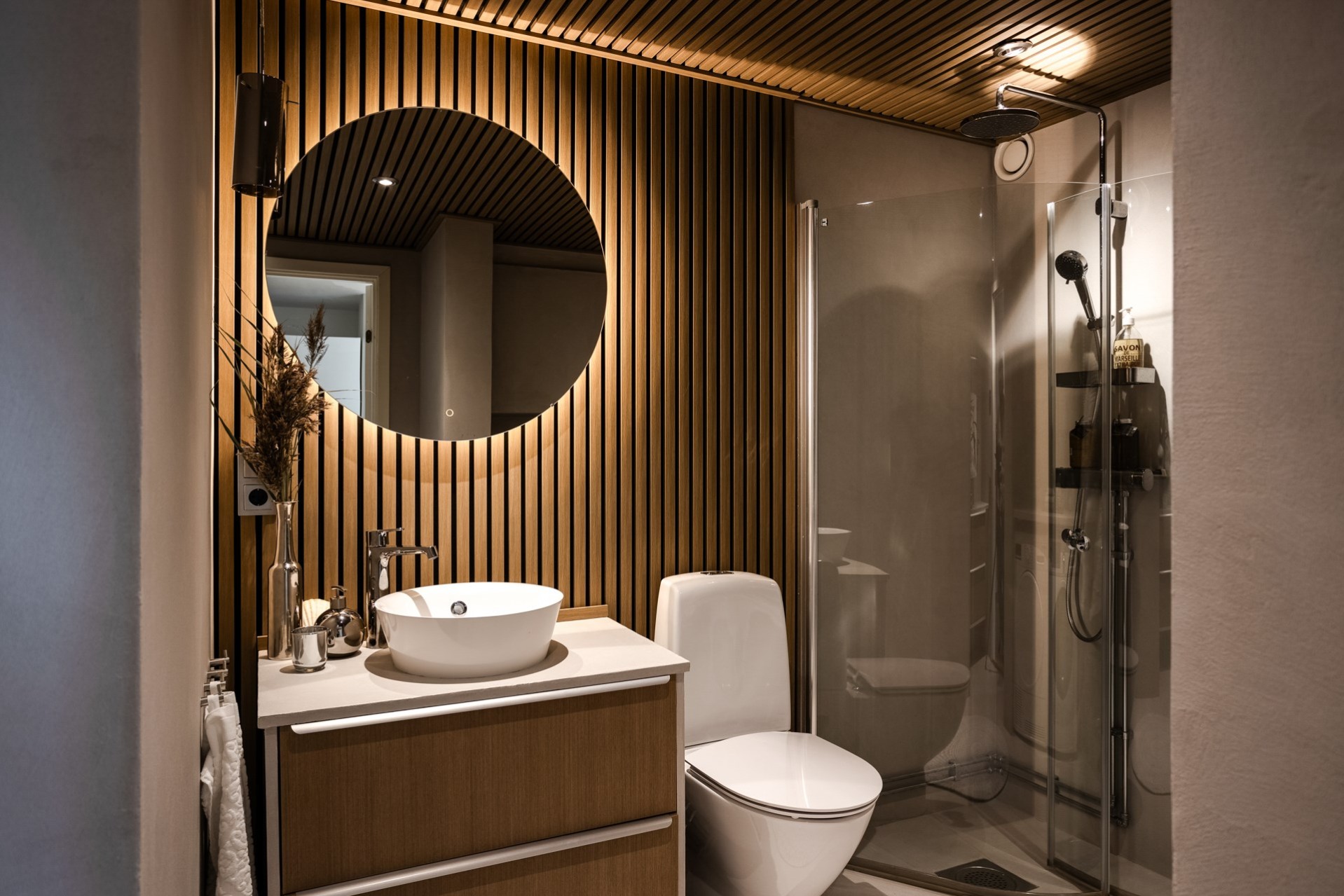 salle d salle d'eau contemporaine appartement en duplex