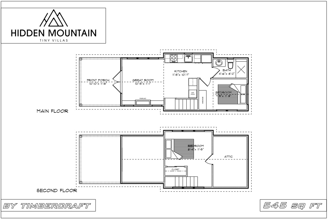 plan petite maison 50m2 Timbercraft Tiny Homes