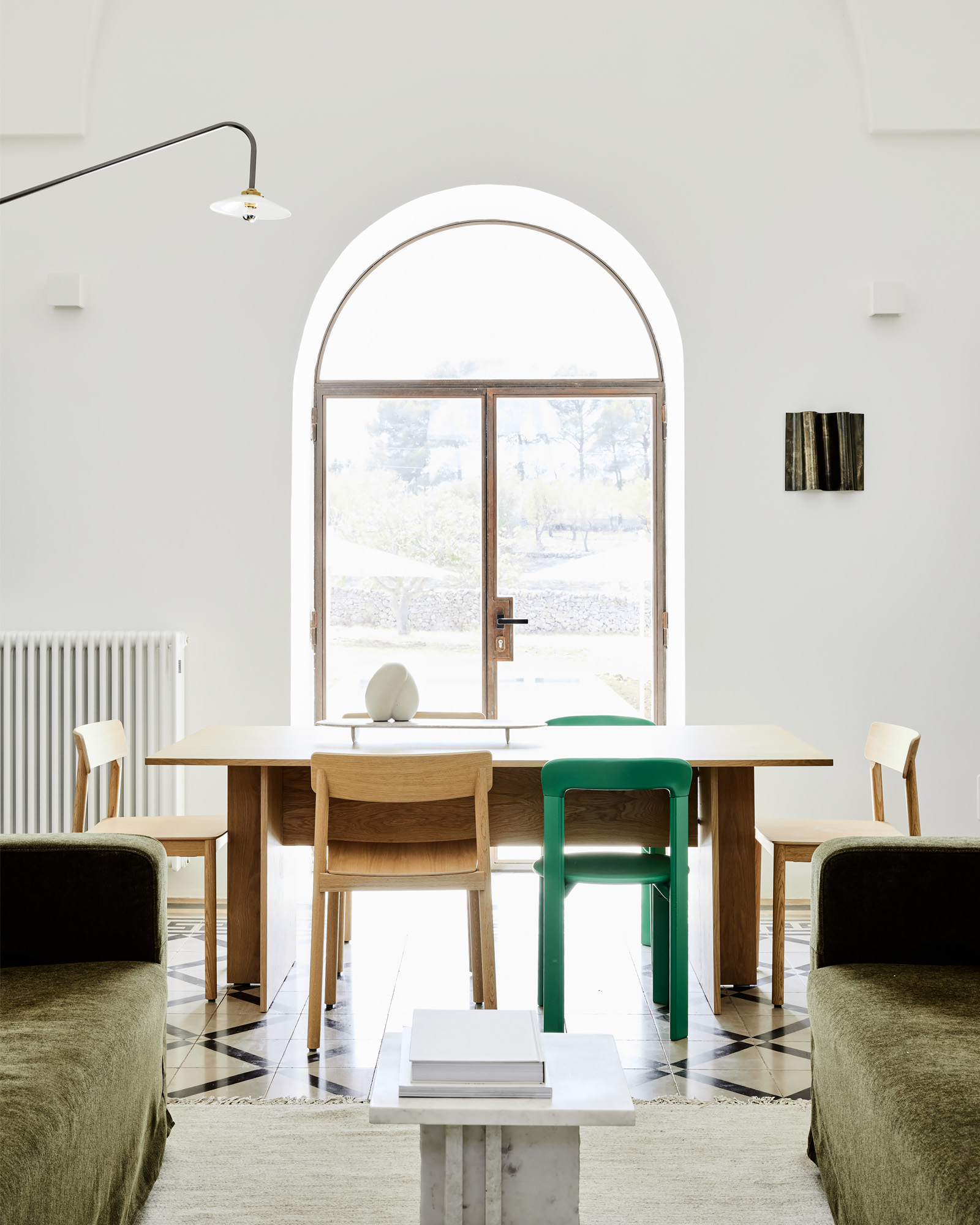 salon maison rénovée Pouilles Villa Salve