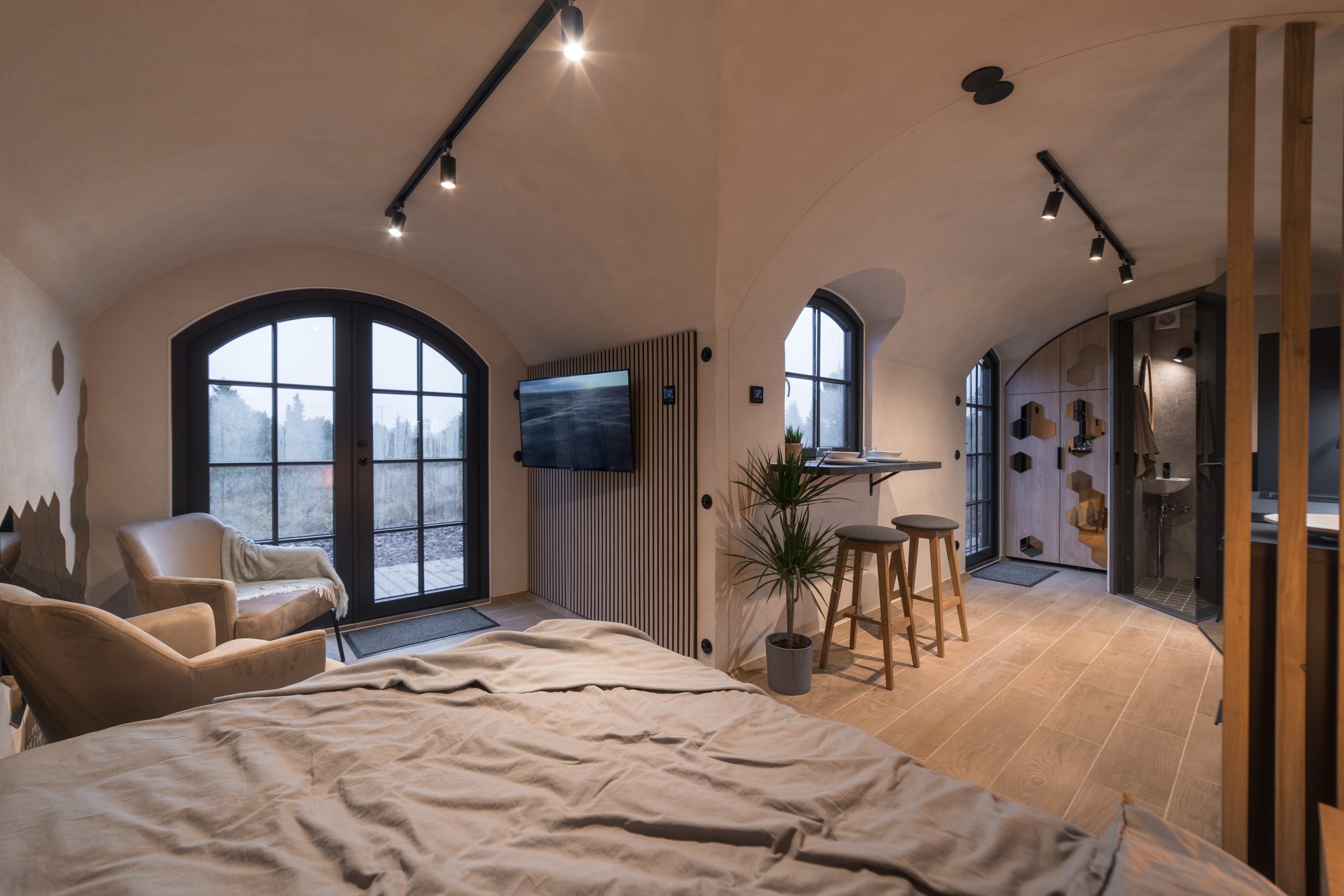 intérieur petite maison préfabriquée en béton Revonia intérieur petite maison préfabriquée en béton Revonia