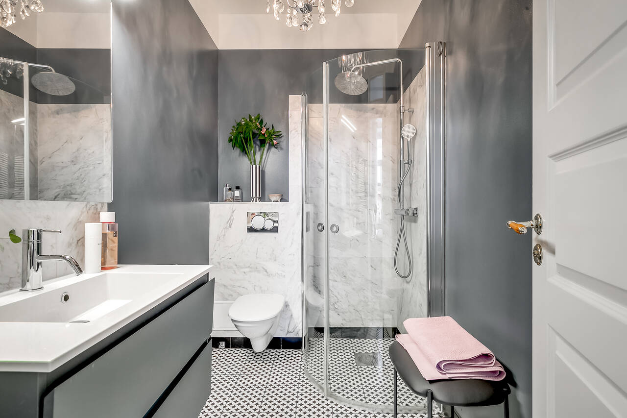 salle de bain grise salle de bain grise