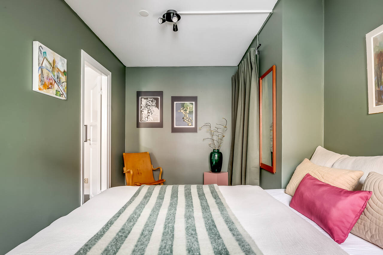 chambre mansardée verte chambre mansardée verte