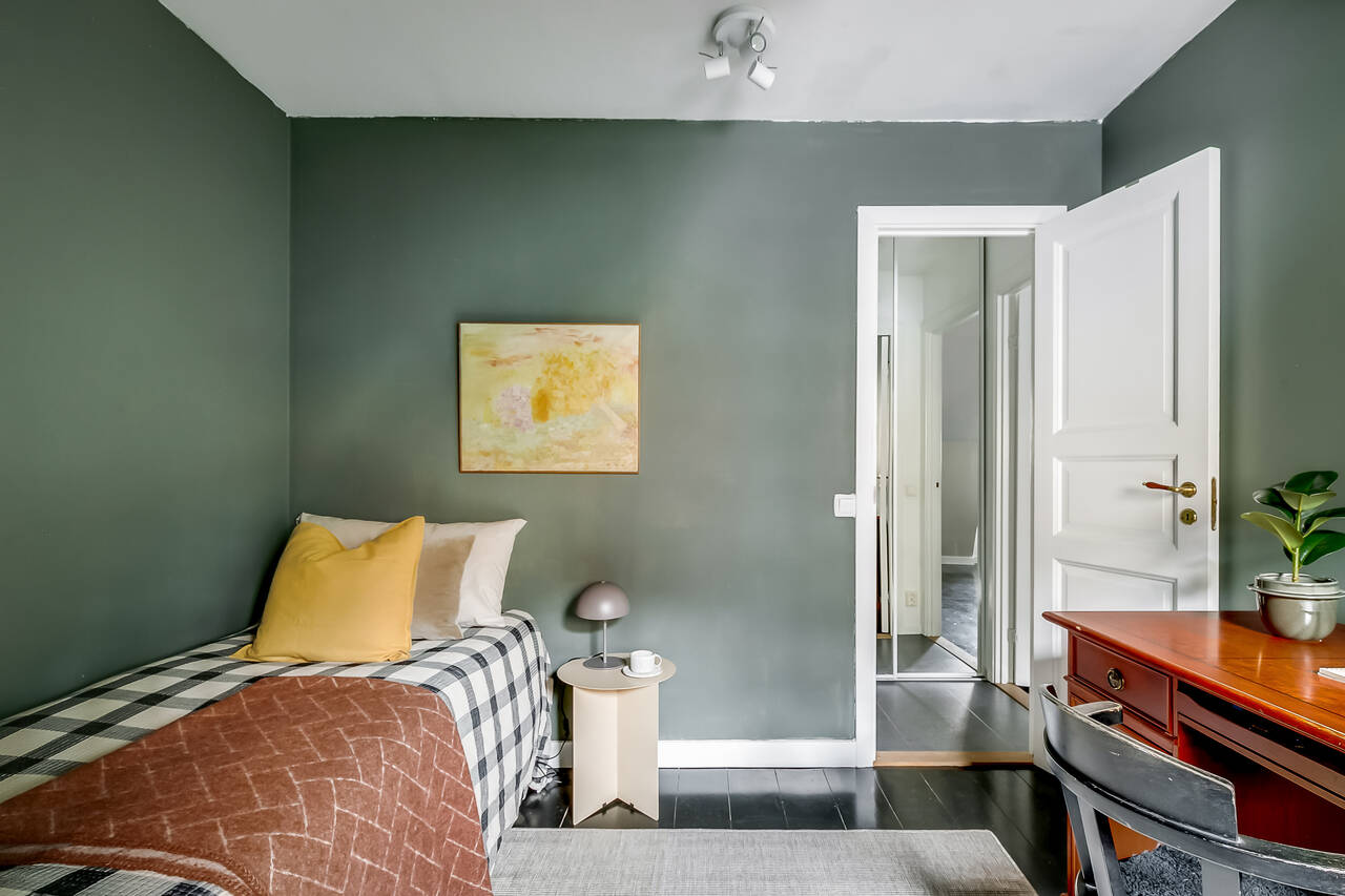 chambre mansardée verte chambre mansardée verte