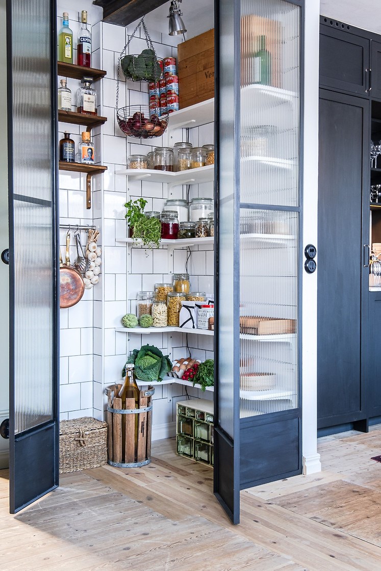 cuisine bleue décoration scandinave