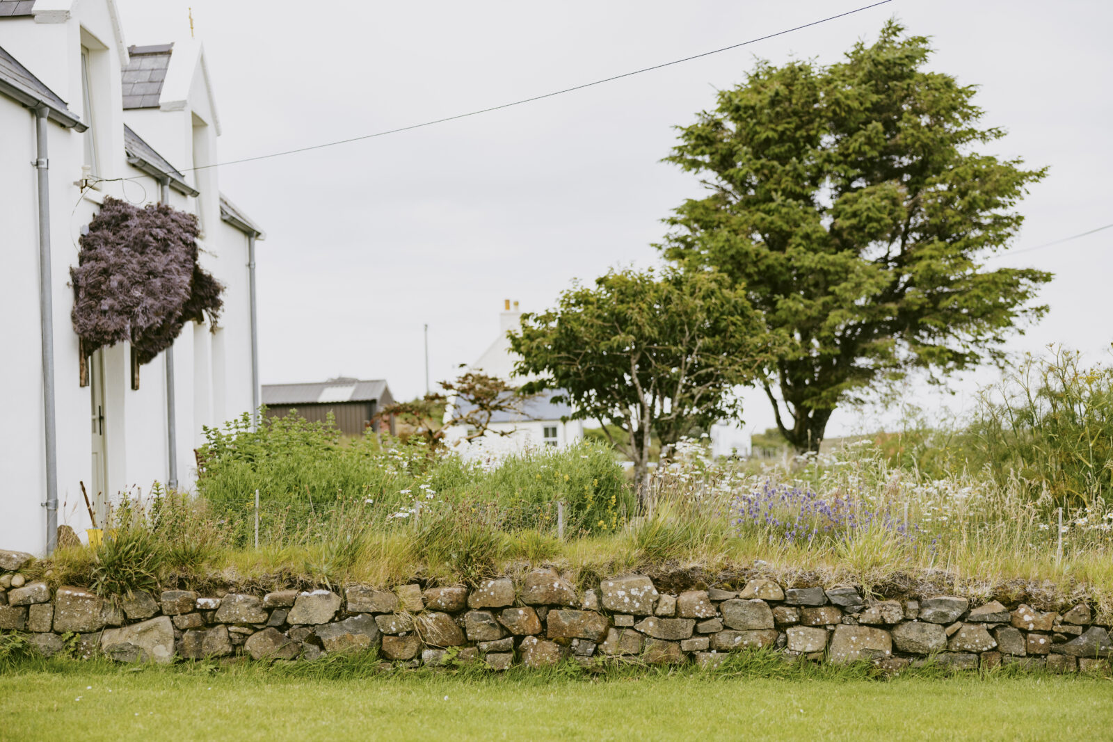 jardin maison ancienne île de Skye jardin maison ancienne île de Skye