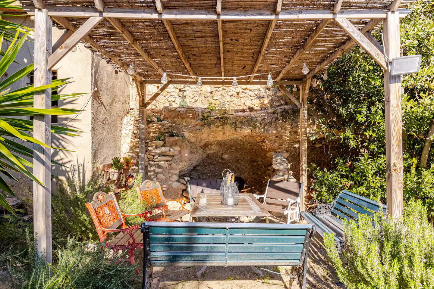 terrasse mur en pierres avec pergola terrasse mur en pierres avec pergola