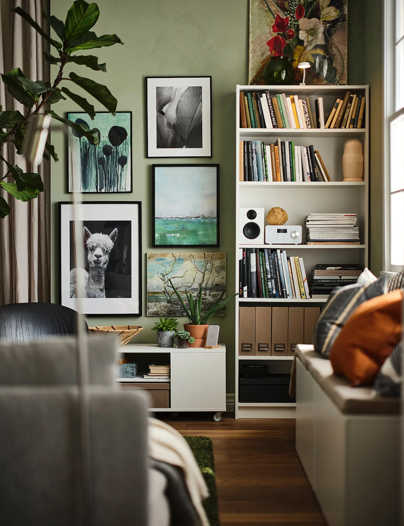 salon IKEA mur vert salon IKEA mur vert