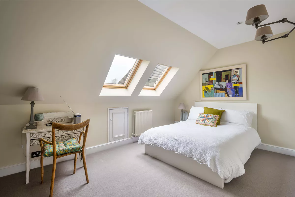 chambre mansardée avec velux