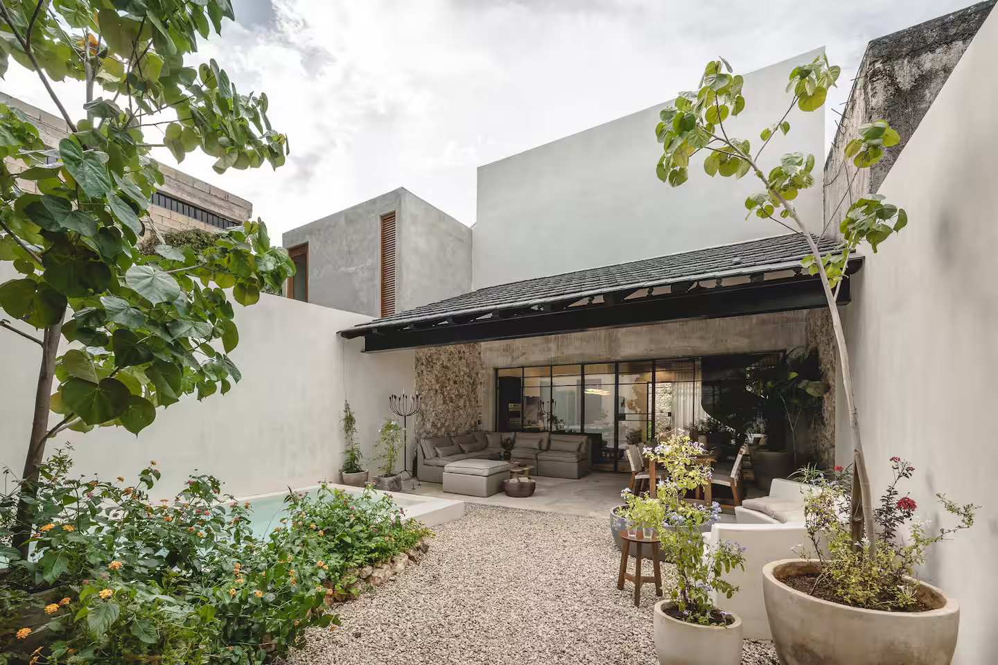 jardin maison Mexique La Pausa