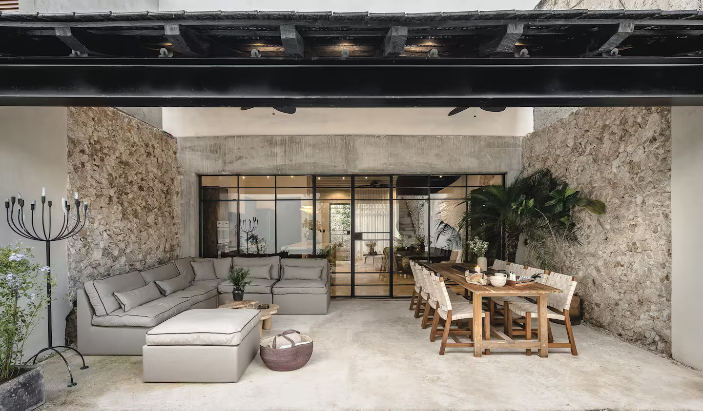 terrasse maison Mexique La Pausa