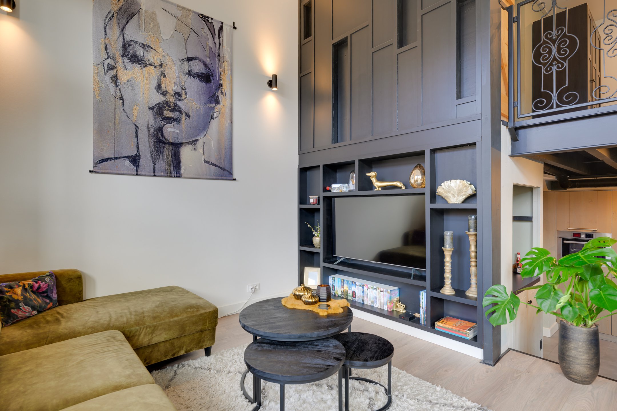 salon double hauteur duplex 71m2