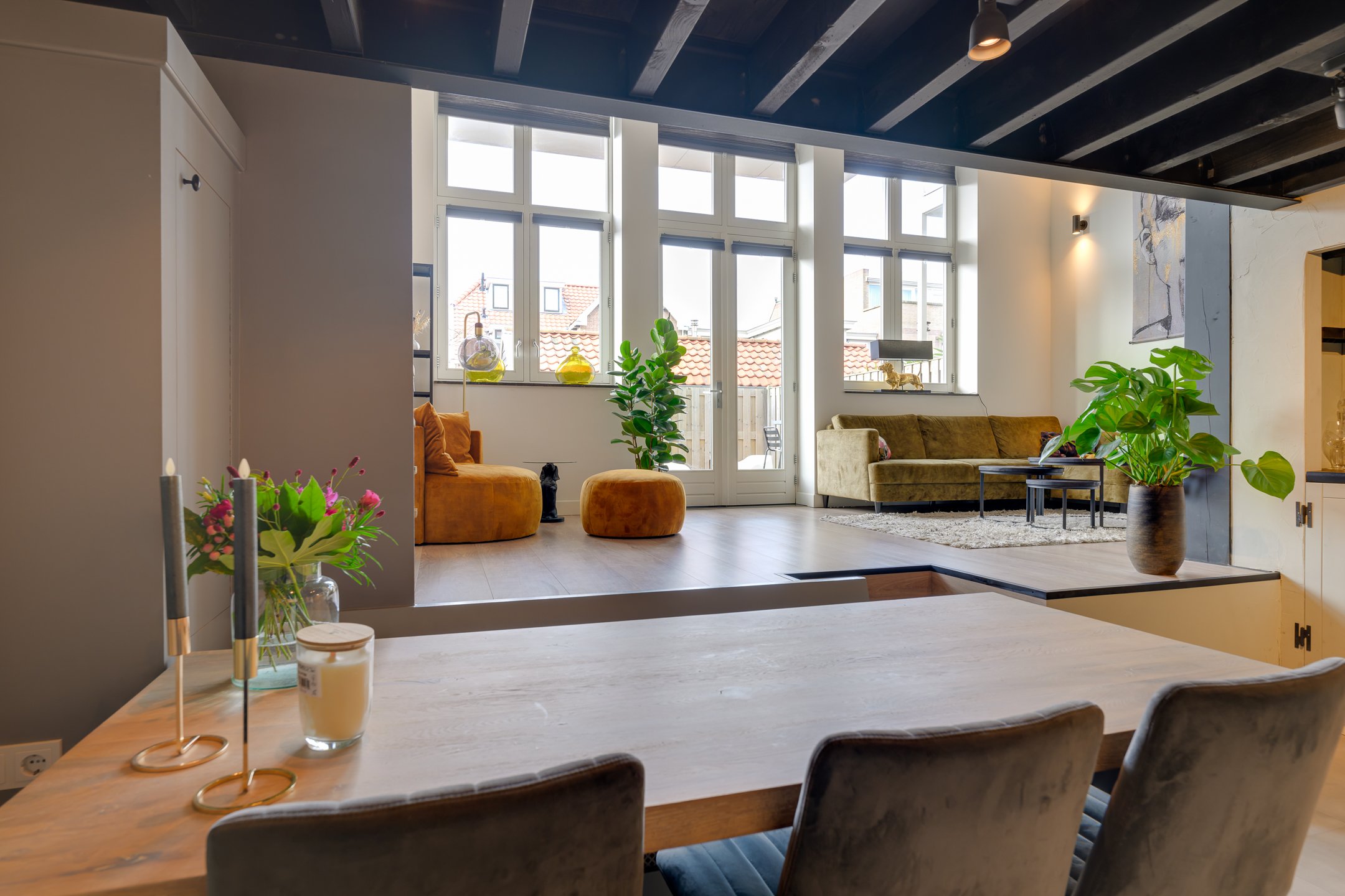cuisine sous mezzanine duplex 71m2