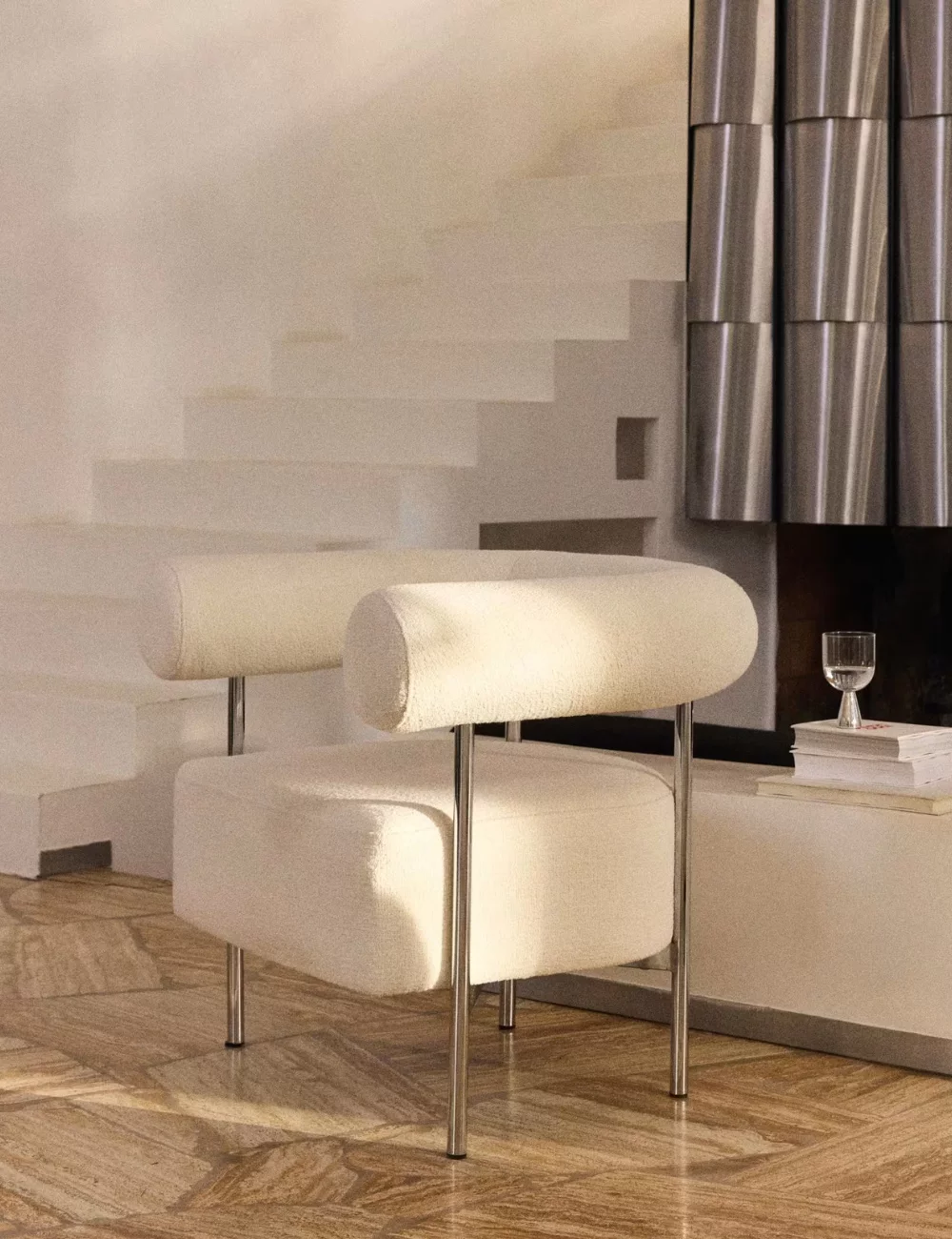 fauteuil bouclette blanc fauteuil bouclette blanc