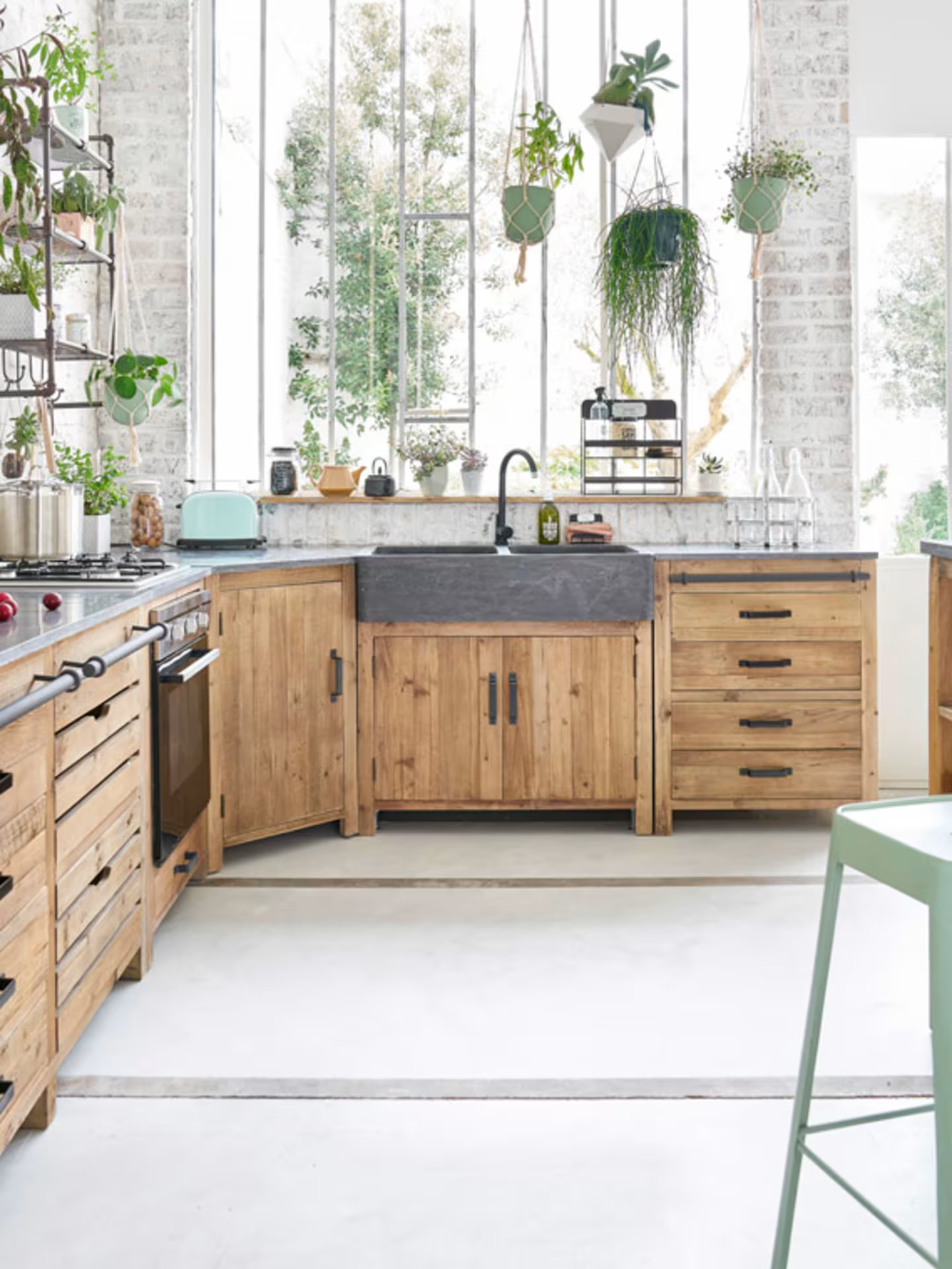 cuisine bois rustique Maisons du Monde