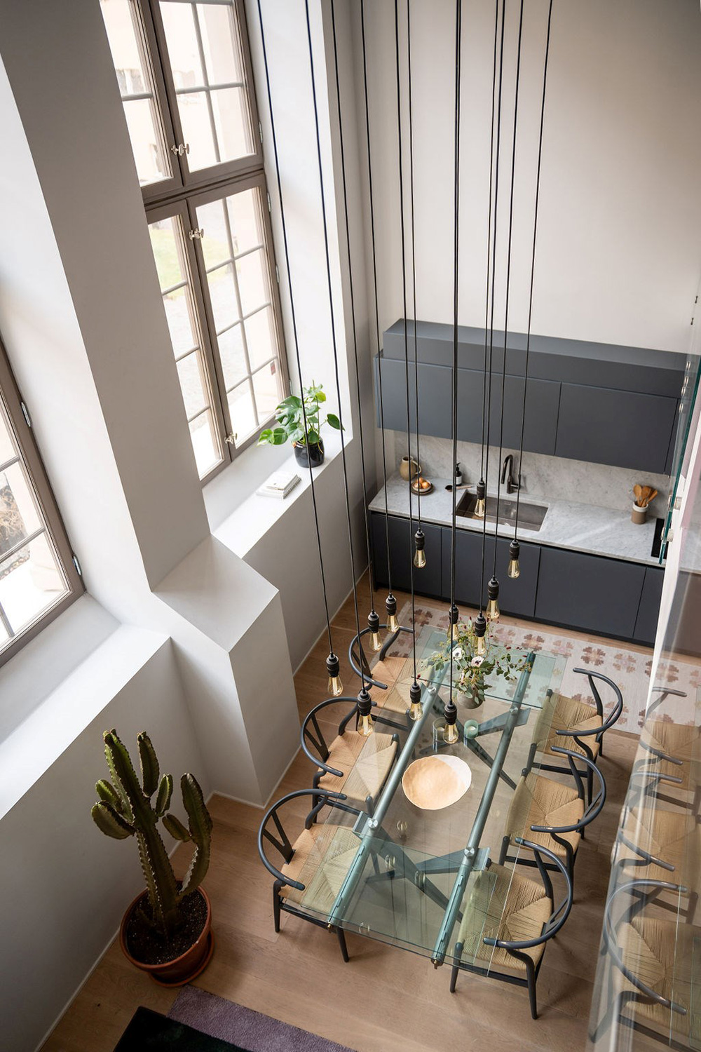 cuisine et salle à manger double hauteur duplex 100m2 décoration design cuisine et salle à manger double hauteur duplex 100m2 décoration design