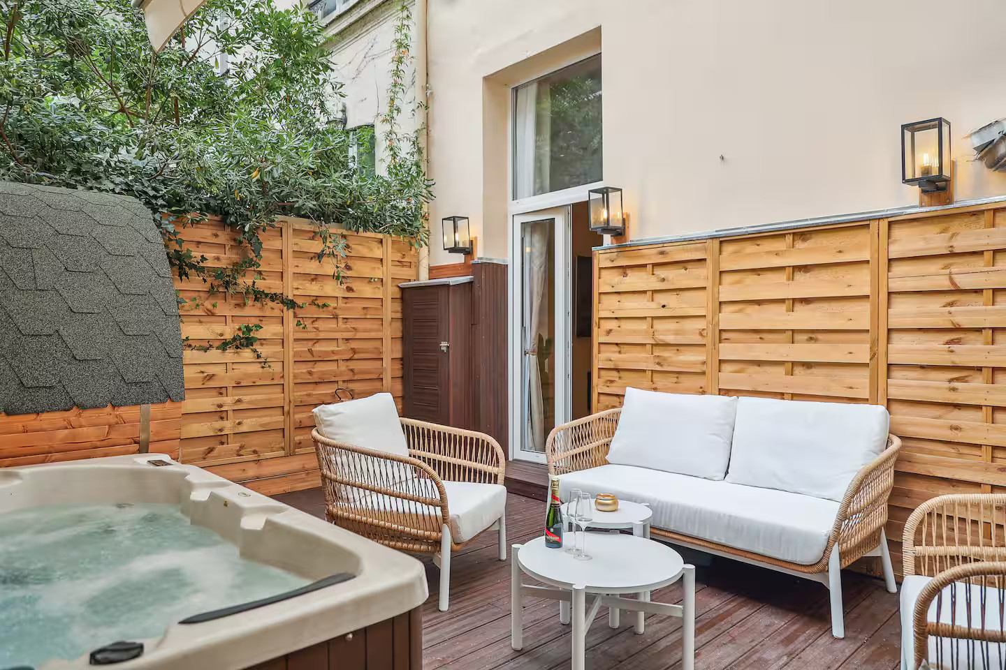 terrasse avec jacuzzi et sauna appartement Paris terrasse avec jacuzzi et sauna appartement Paris